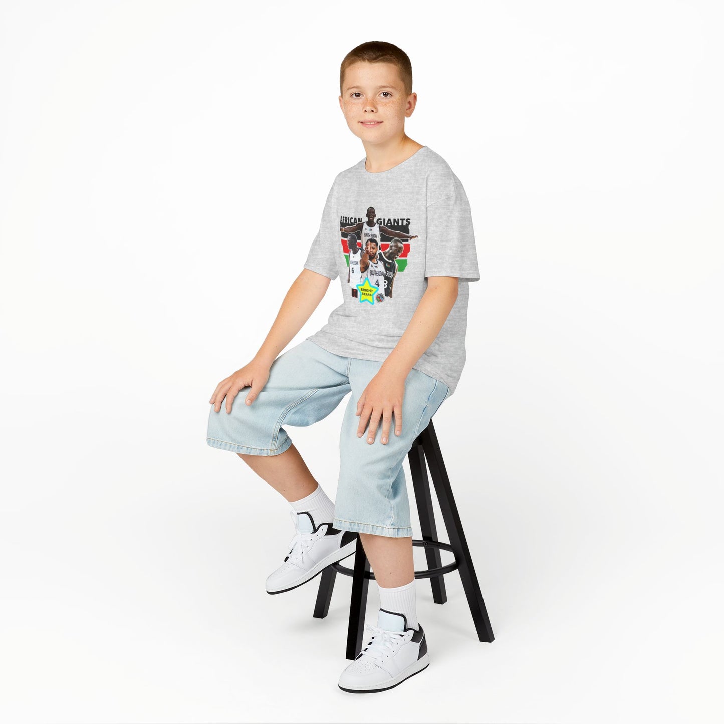 African Giants Kids Tee - Celebration of Culture, Custom Tee, Sports Fan Shirt, Gift for Young Athletes, African Pride Apparel