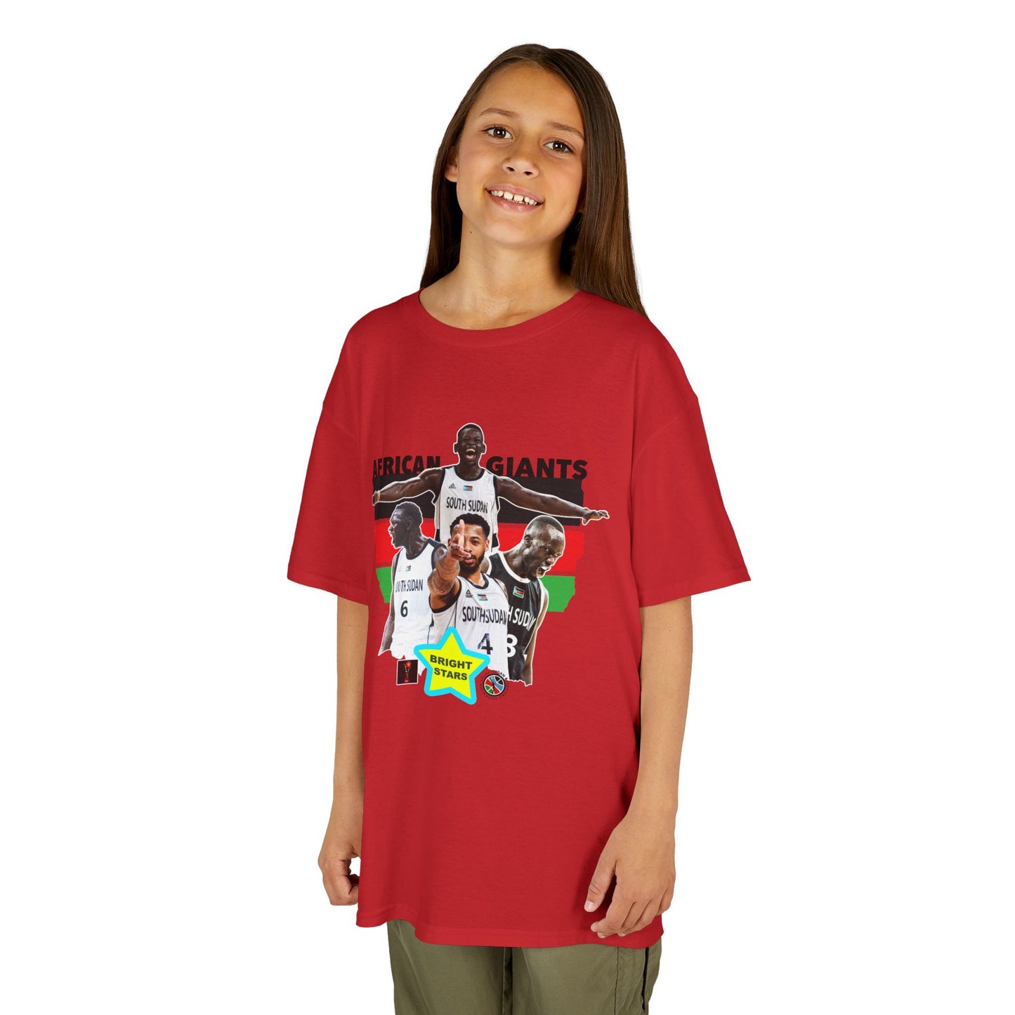 African Giants Kids Tee - Celebration of Culture, Custom Tee, Sports Fan Shirt, Gift for Young Athletes, African Pride Apparel