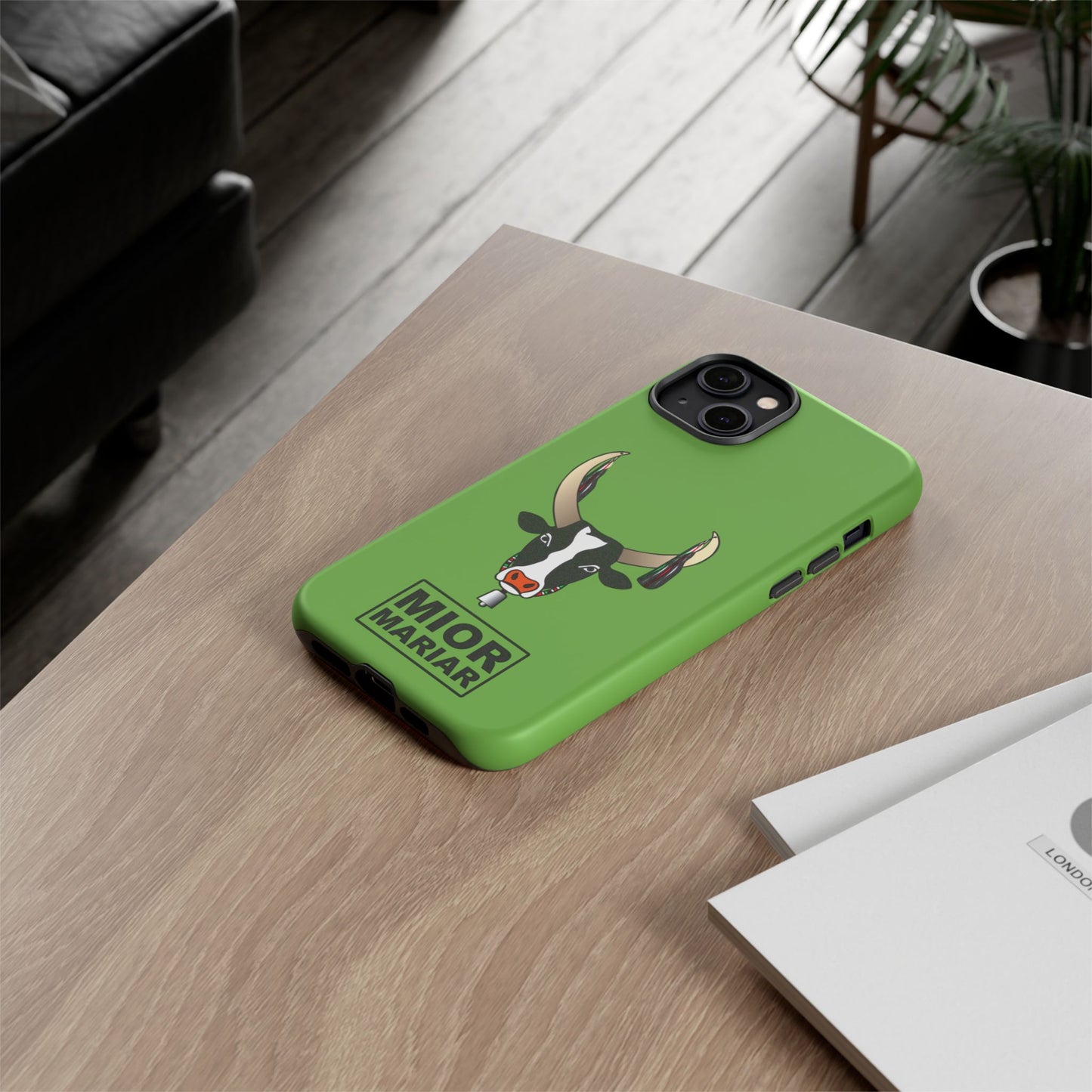 Cow Print Phone Case, Tough Cases for Animal Lovers, Fun Gift for Birthdays, Unique Accessories, Cute Cow Design