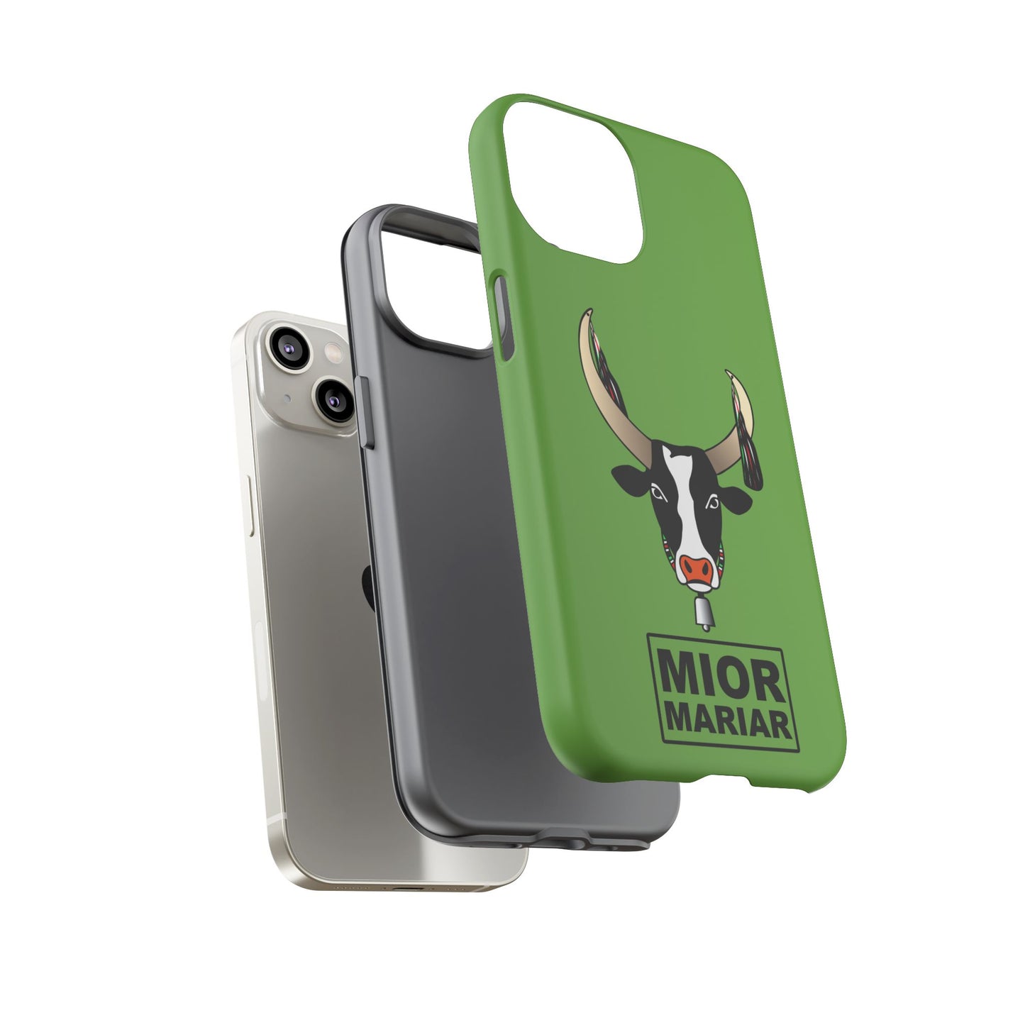 Cow Print Phone Case, Tough Cases for Animal Lovers, Fun Gift for Birthdays, Unique Accessories, Cute Cow Design