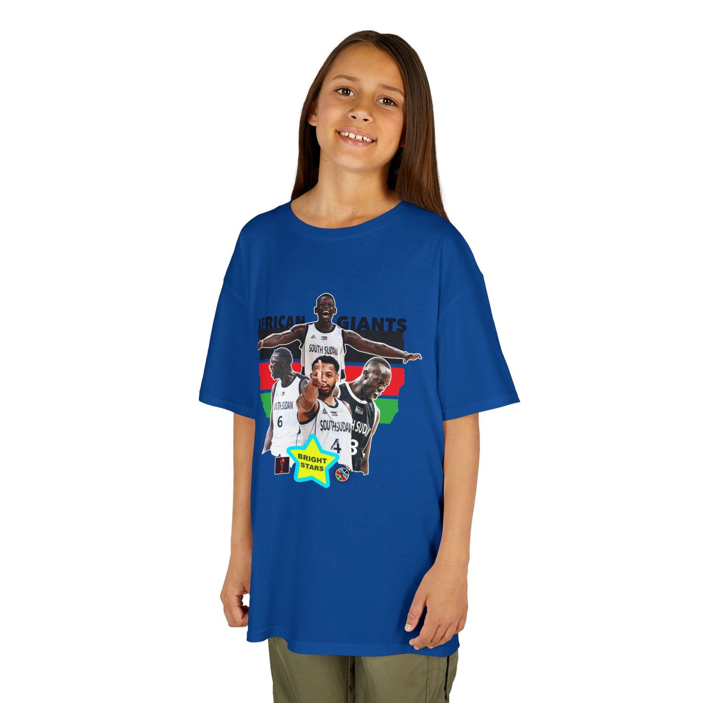 African Giants Kids Tee - Celebration of Culture, Custom Tee, Sports Fan Shirt, Gift for Young Athletes, African Pride Apparel