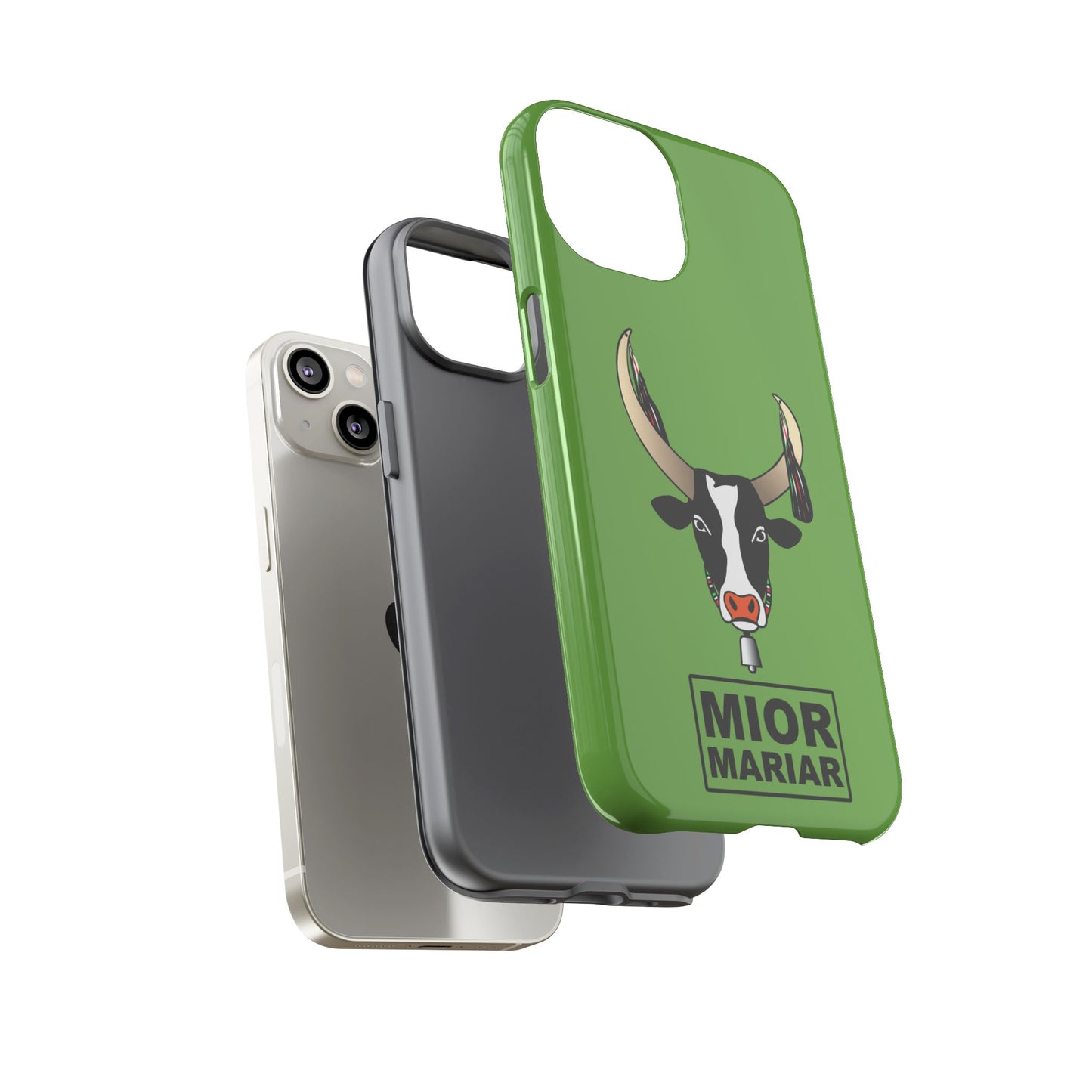 Cow Print Phone Case, Tough Cases for Animal Lovers, Fun Gift for Birthdays, Unique Accessories, Cute Cow Design