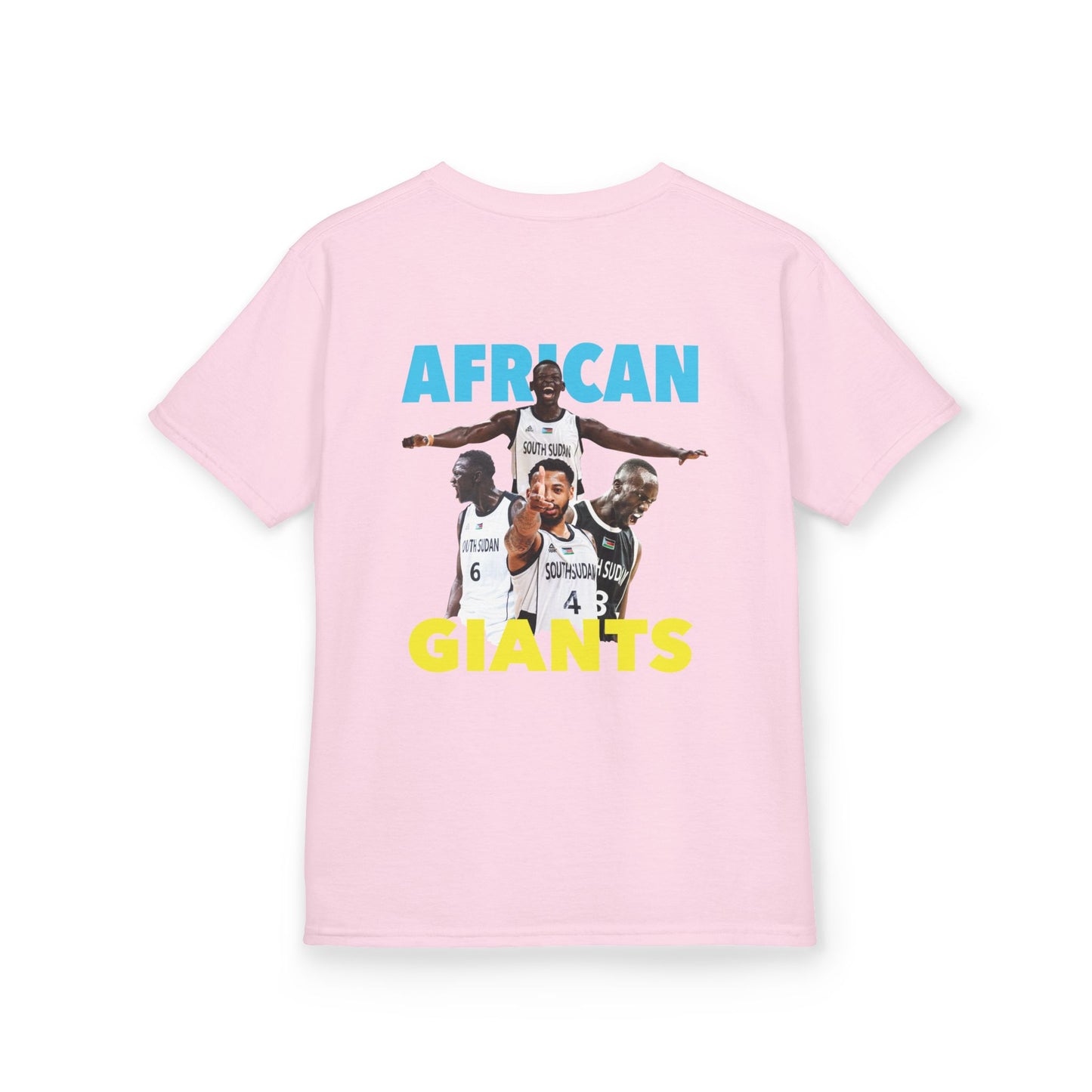 Kids Cotton Tee | African Giants Design, Youth T-Shirt, Sports Apparel, Birthday Gift, Basketball Fanwear, Fun Casual Tee