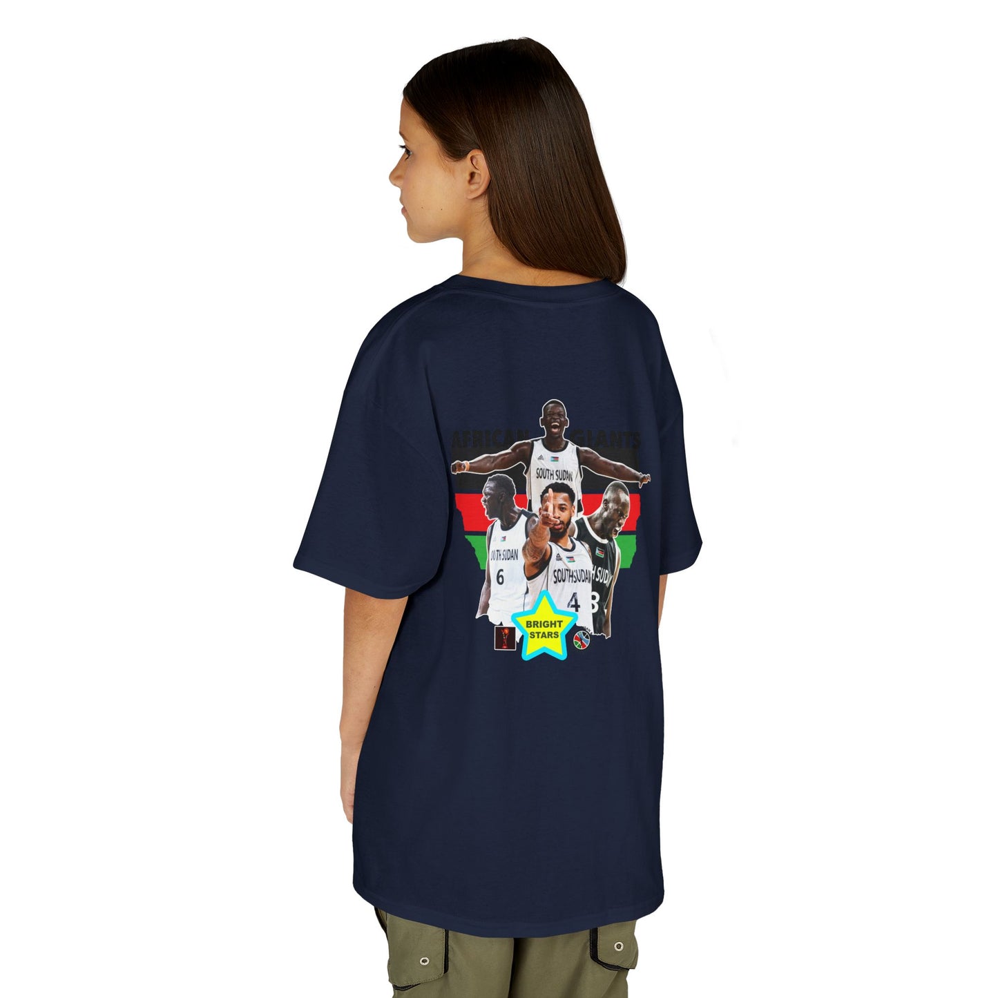 African Giants Kids Tee - Celebration of Culture, Custom Tee, Sports Fan Shirt, Gift for Young Athletes, African Pride Apparel