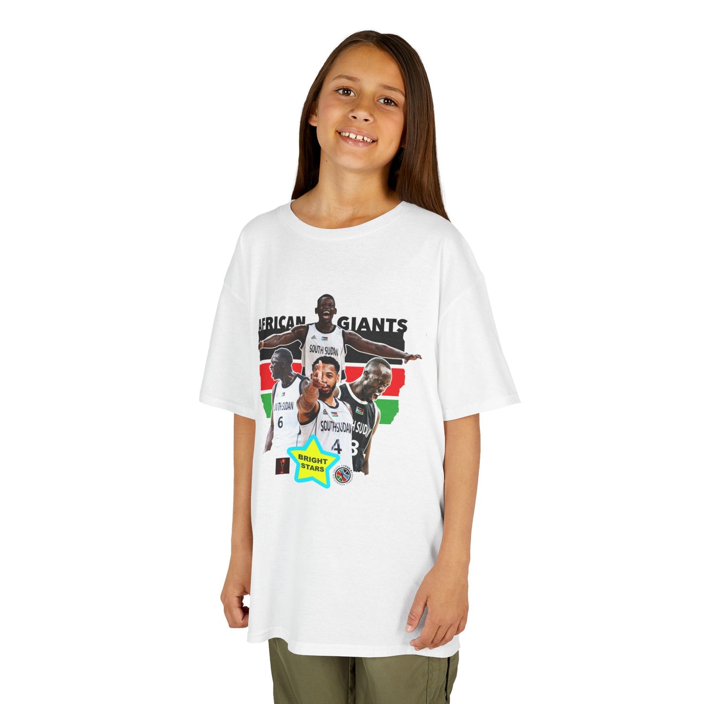 African Giants Kids Tee - Celebration of Culture, Custom Tee, Sports Fan Shirt, Gift for Young Athletes, African Pride Apparel