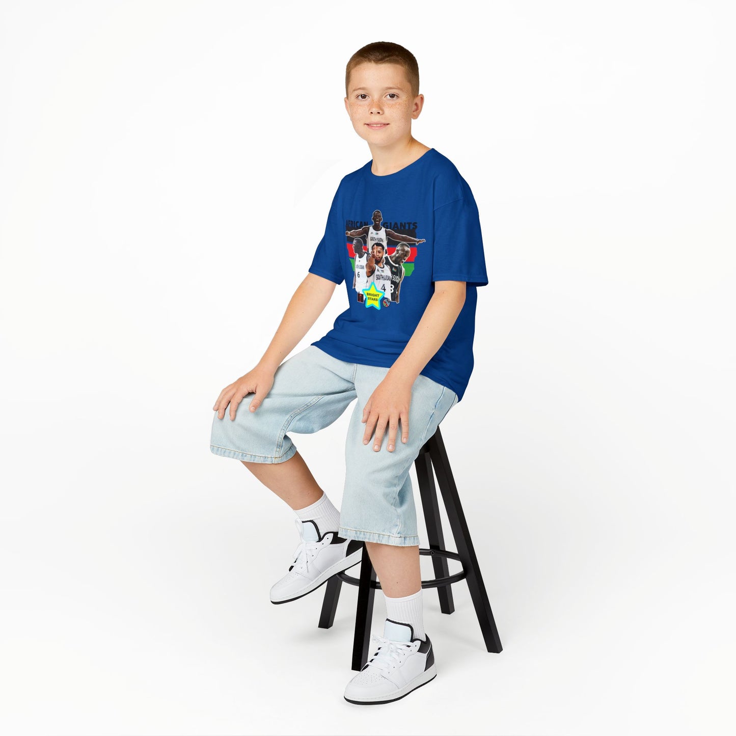 African Giants Kids Tee - Celebration of Culture, Custom Tee, Sports Fan Shirt, Gift for Young Athletes, African Pride Apparel
