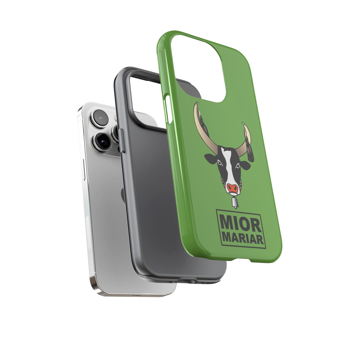 Cow Print Phone Case, Tough Cases for Animal Lovers, Fun Gift for Birthdays, Unique Accessories, Cute Cow Design