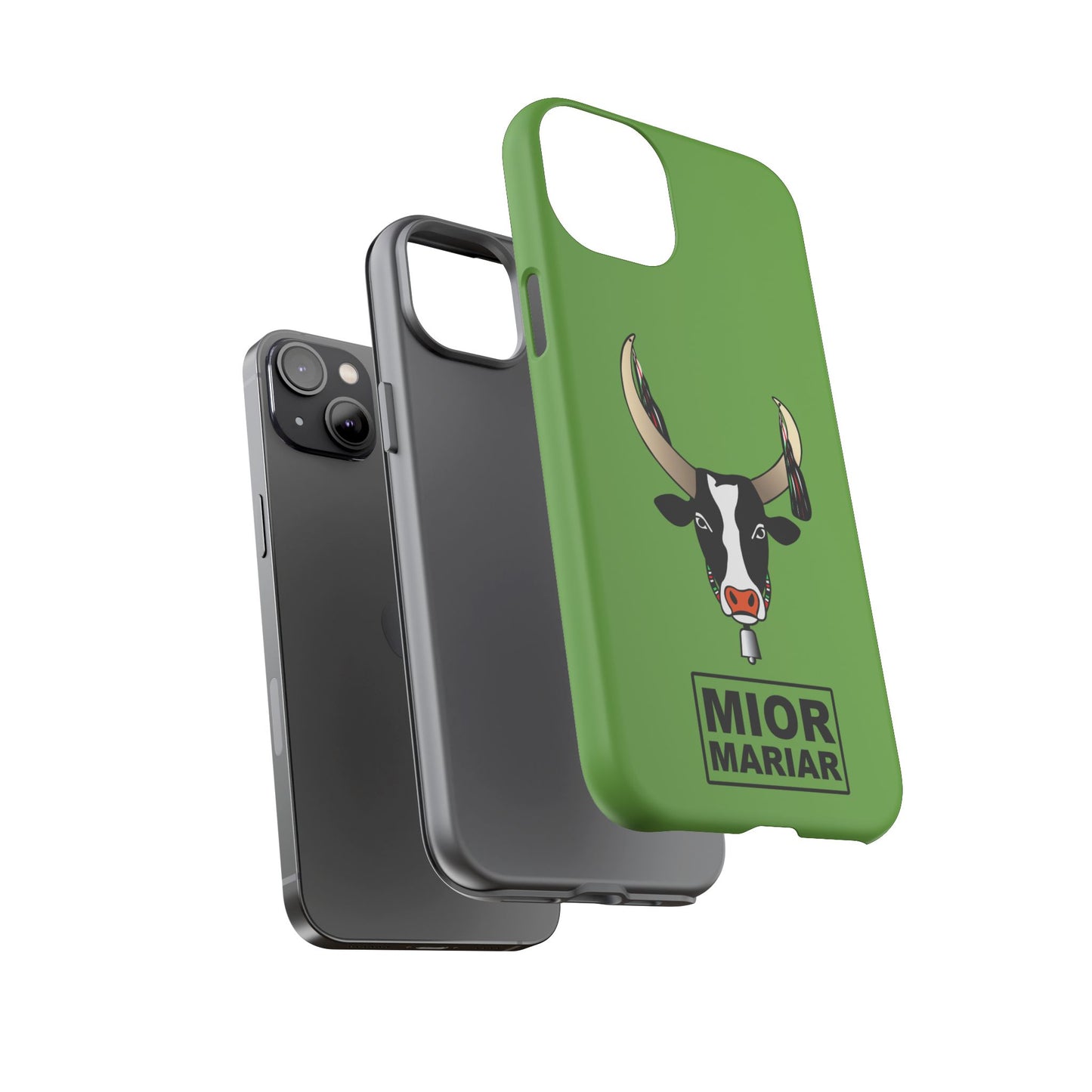 Cow Print Phone Case, Tough Cases for Animal Lovers, Fun Gift for Birthdays, Unique Accessories, Cute Cow Design