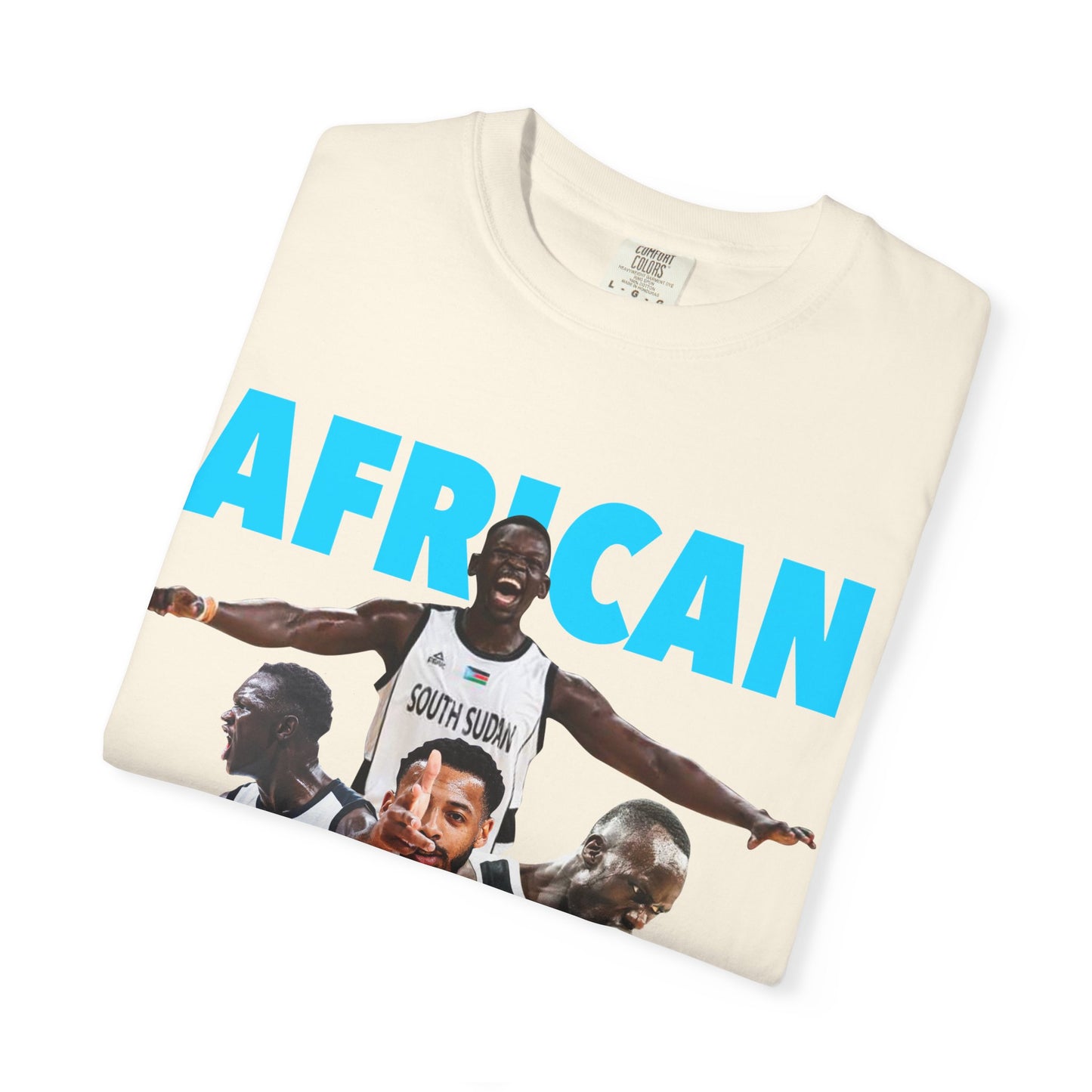 African Giants Unisex Garment-Dyed T-Shirt | Sportswear, Casual Wear, Gift for Athletes, Fan Gear, Statement Tee