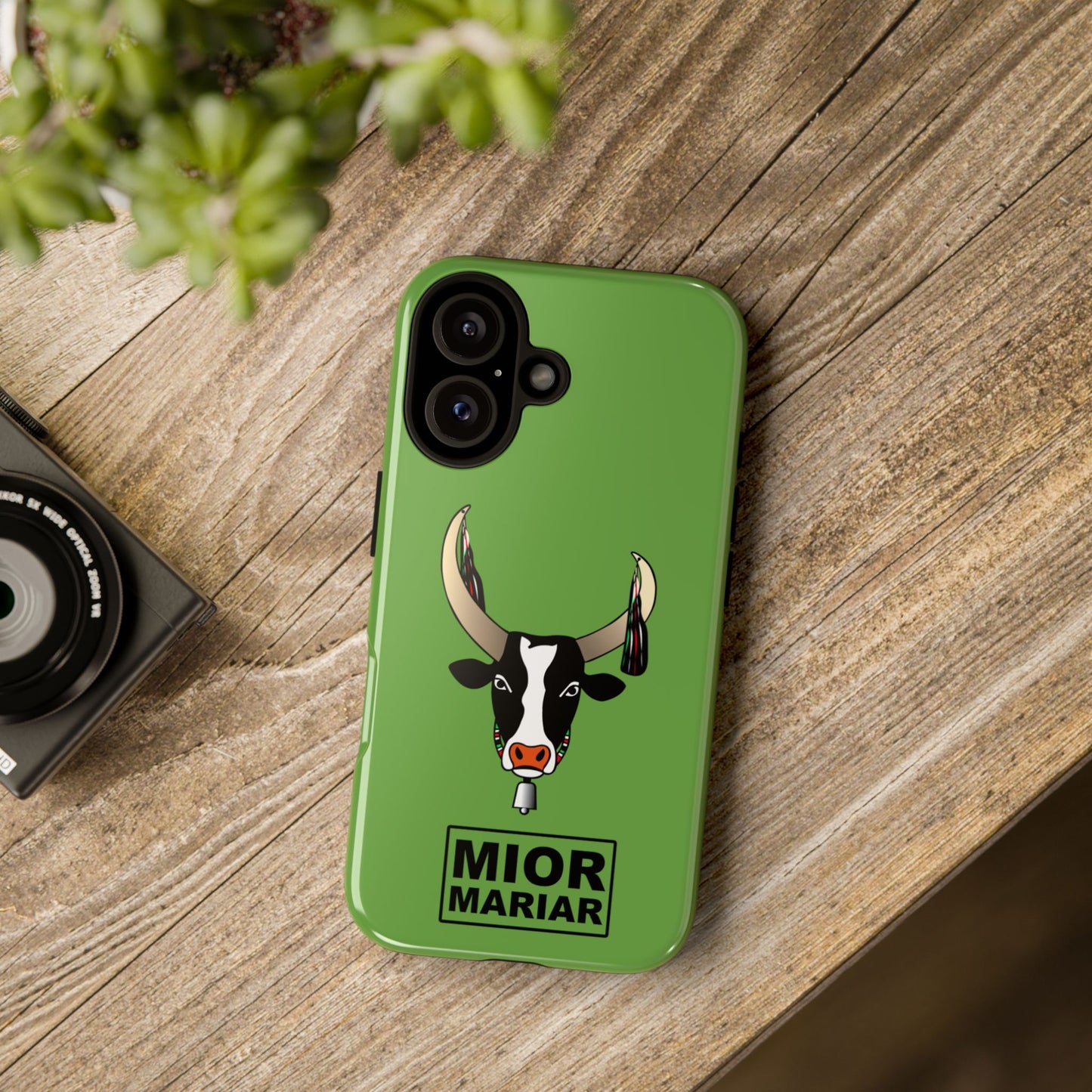 Cow Print Phone Case, Tough Cases for Animal Lovers, Fun Gift for Birthdays, Unique Accessories, Cute Cow Design