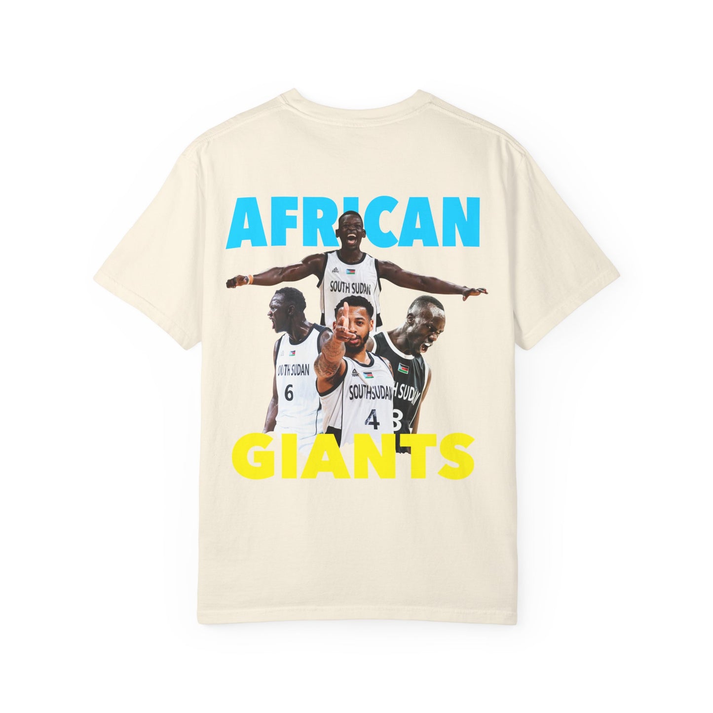 African Giants Unisex Garment-Dyed T-Shirt | Sportswear, Casual Wear, Gift for Athletes, Fan Gear, Statement Tee