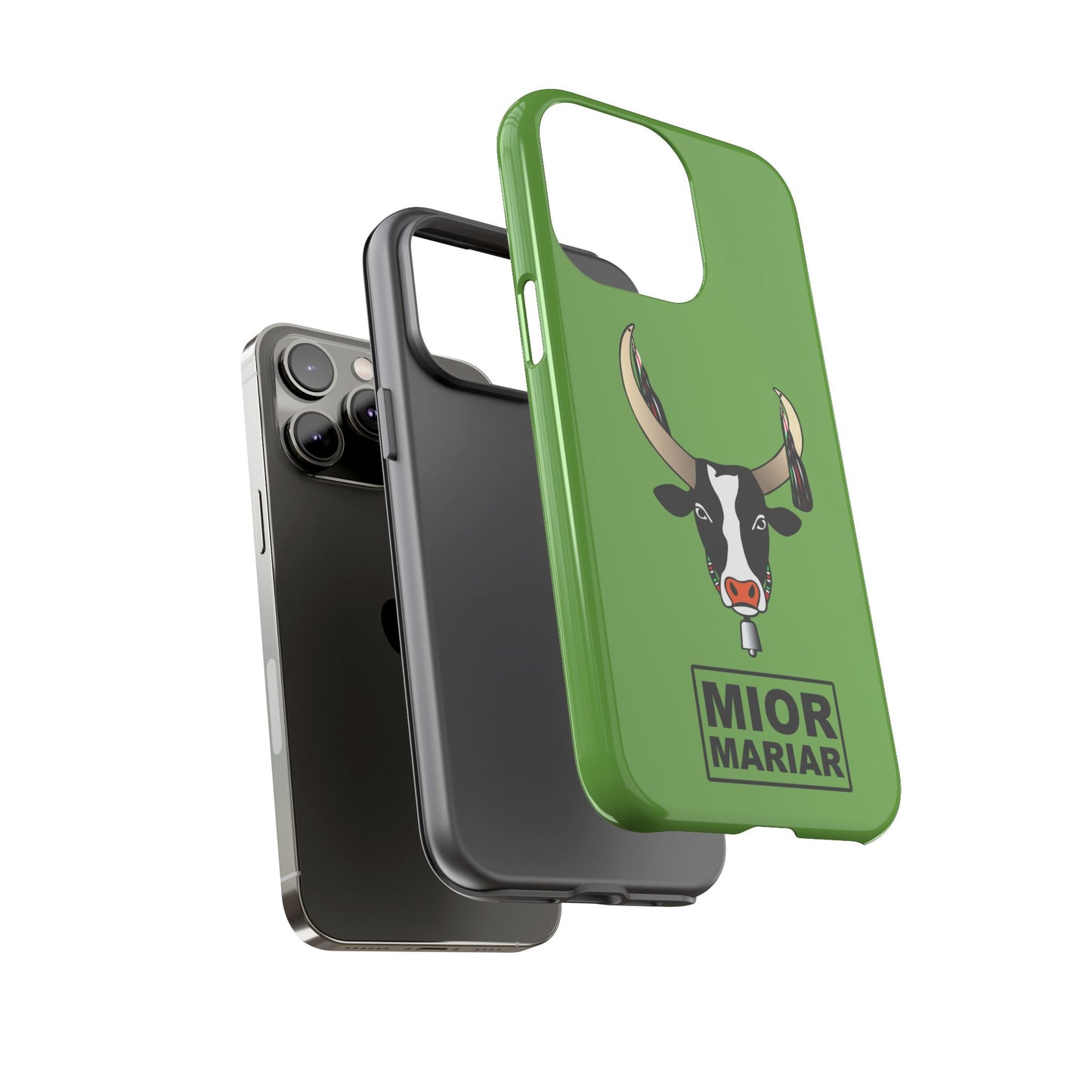Cow Print Phone Case, Tough Cases for Animal Lovers, Fun Gift for Birthdays, Unique Accessories, Cute Cow Design