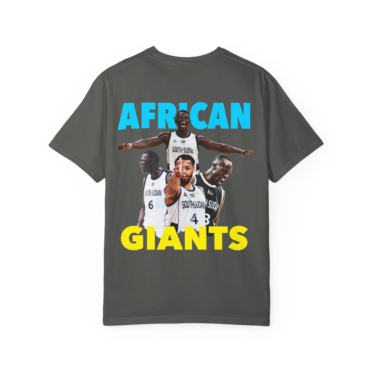 African Giants Unisex Garment-Dyed T-Shirt | Sportswear, Casual Wear, Gift for Athletes, Fan Gear, Statement Tee