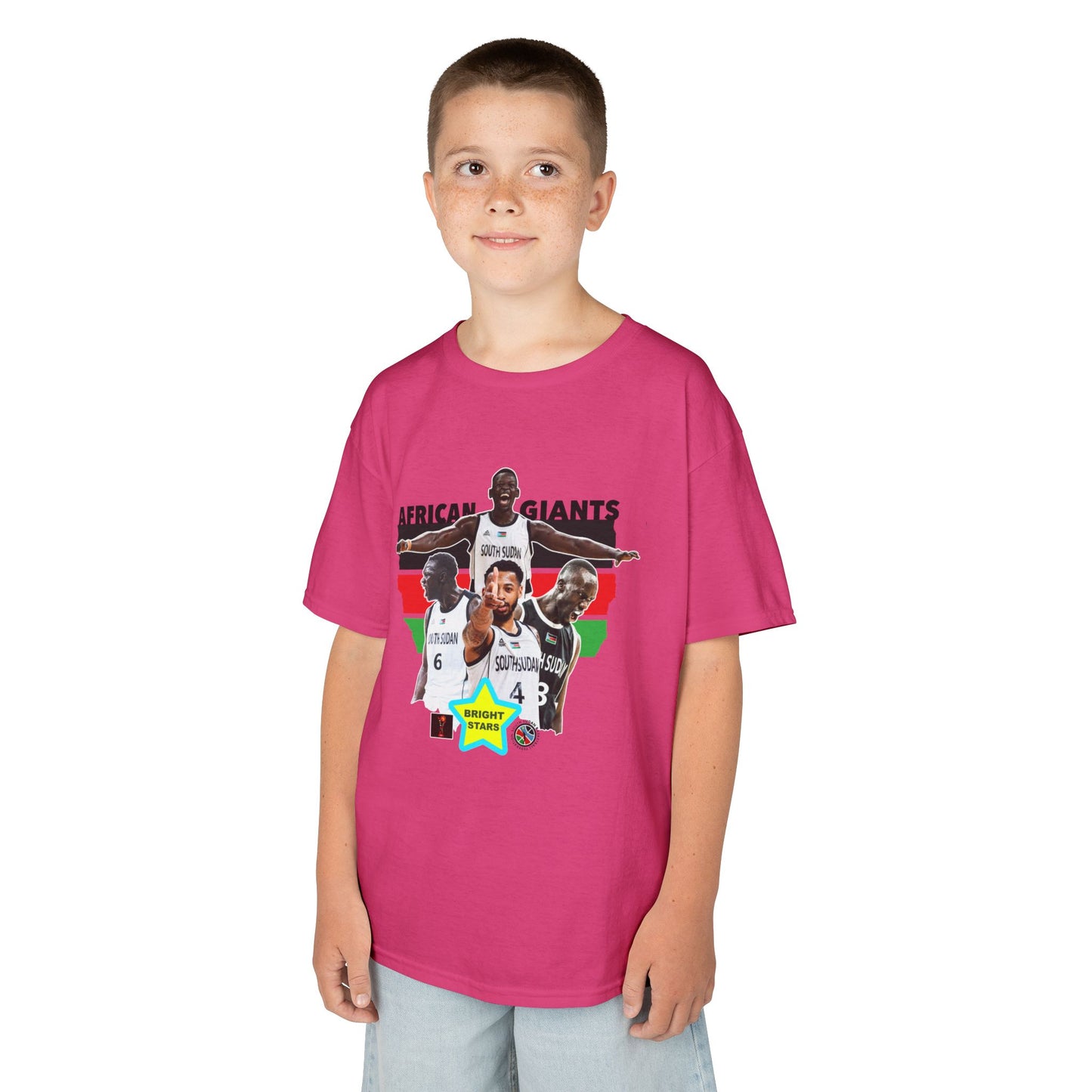 African Giants Kids Tee - Celebration of Culture, Custom Tee, Sports Fan Shirt, Gift for Young Athletes, African Pride Apparel