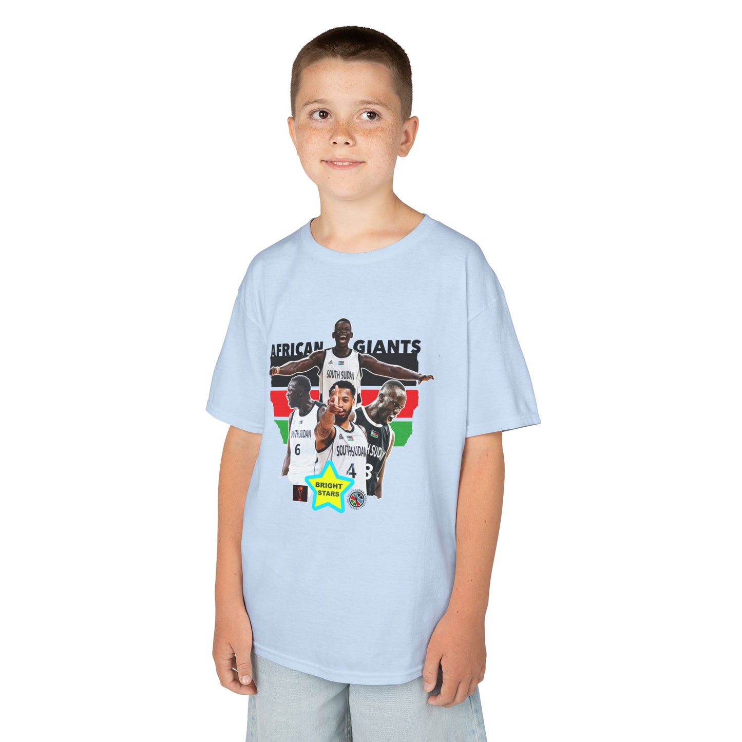 African Giants Kids Tee - Celebration of Culture, Custom Tee, Sports Fan Shirt, Gift for Young Athletes, African Pride Apparel