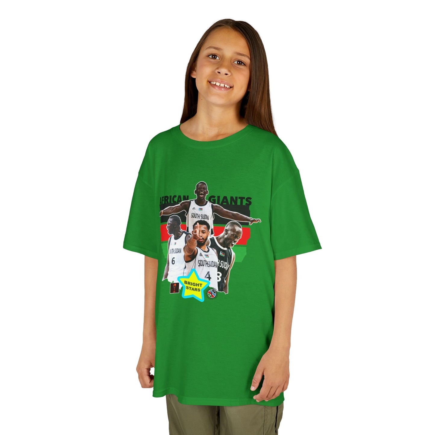 African Giants Kids Tee - Celebration of Culture, Custom Tee, Sports Fan Shirt, Gift for Young Athletes, African Pride Apparel