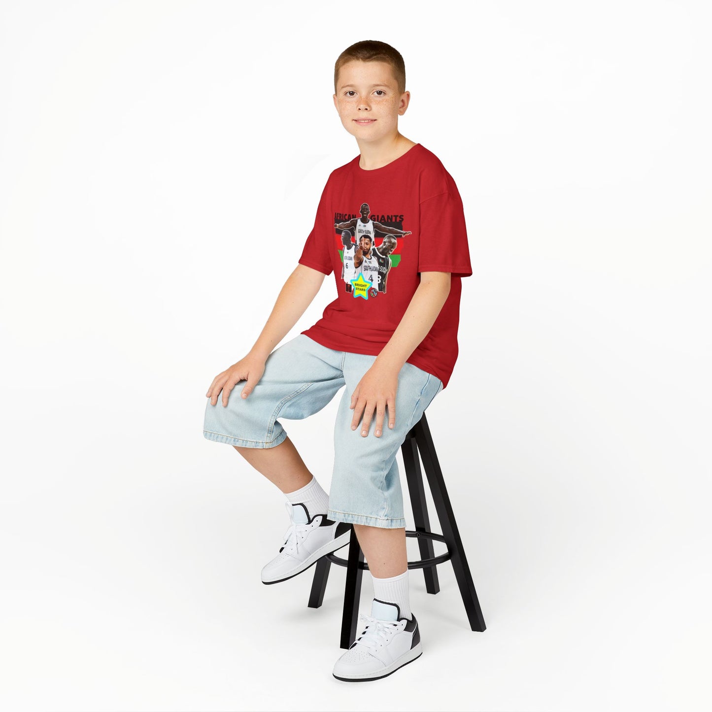 African Giants Kids Tee - Celebration of Culture, Custom Tee, Sports Fan Shirt, Gift for Young Athletes, African Pride Apparel