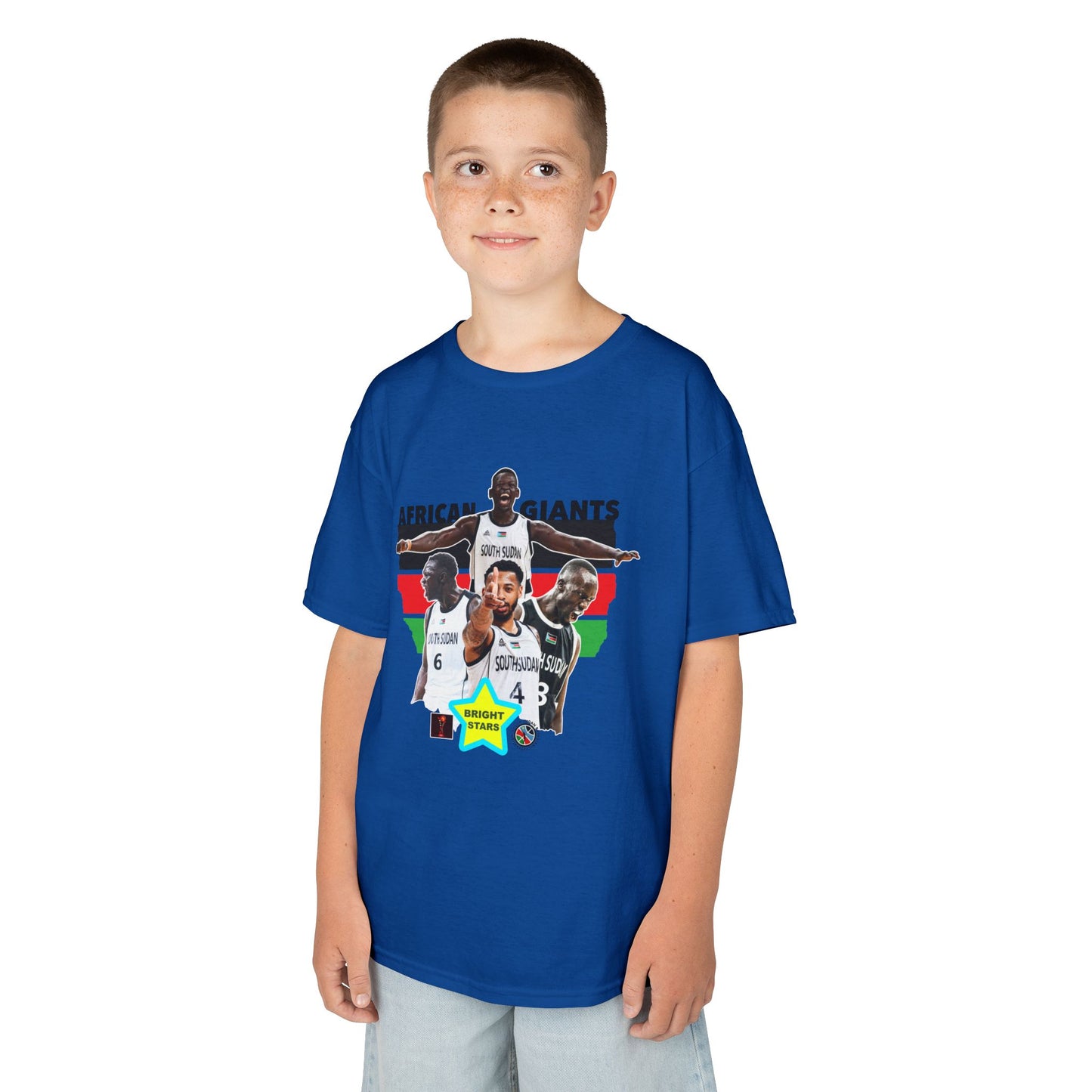African Giants Kids Tee - Celebration of Culture, Custom Tee, Sports Fan Shirt, Gift for Young Athletes, African Pride Apparel