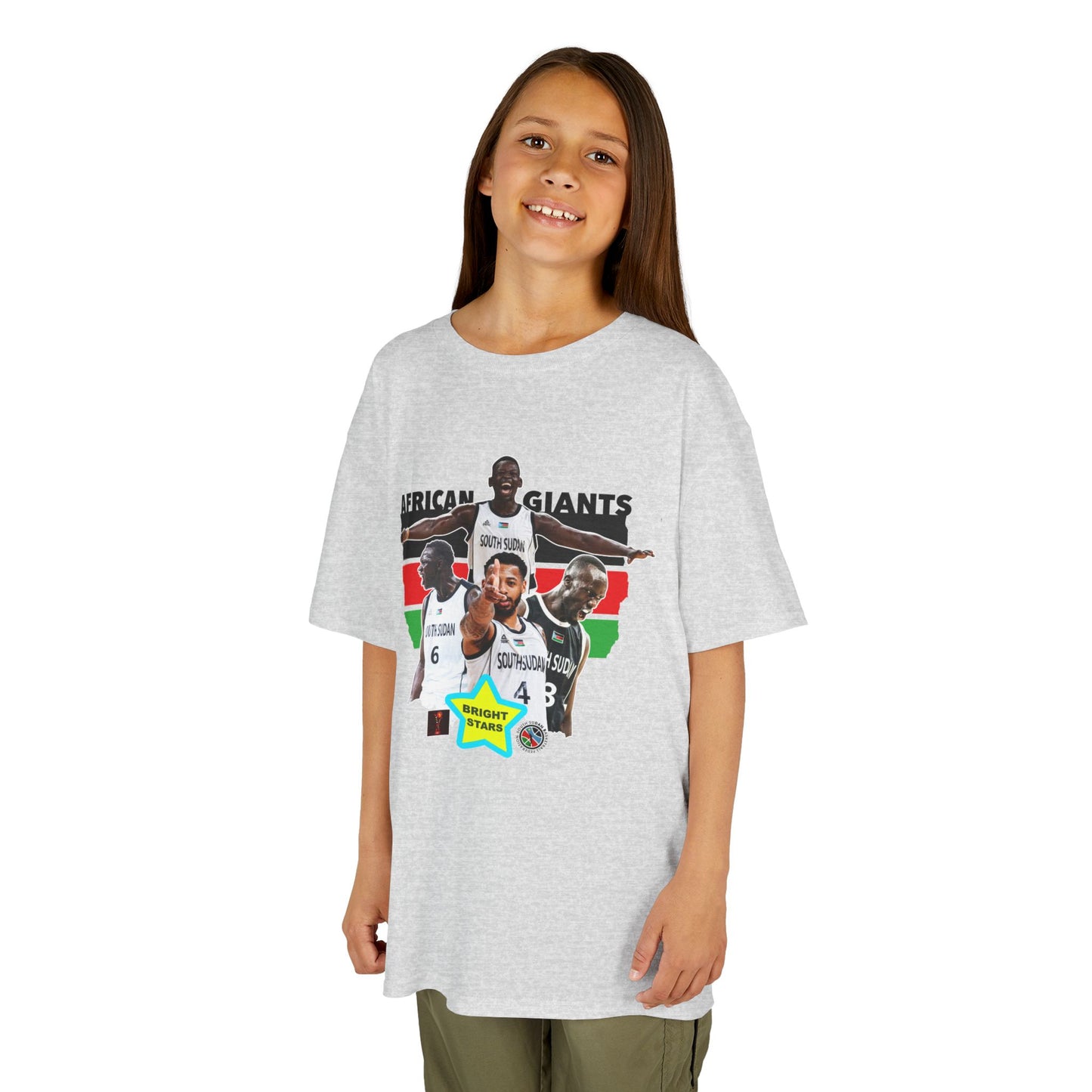 African Giants Kids Tee - Celebration of Culture, Custom Tee, Sports Fan Shirt, Gift for Young Athletes, African Pride Apparel