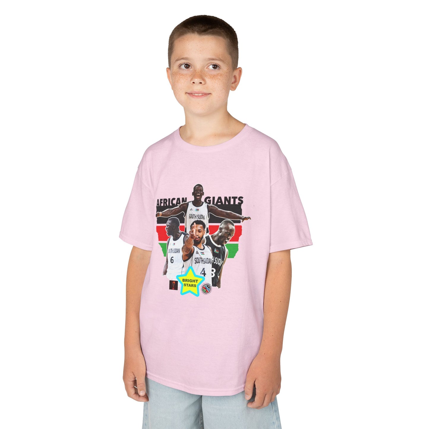 African Giants Kids Tee - Celebration of Culture, Custom Tee, Sports Fan Shirt, Gift for Young Athletes, African Pride Apparel