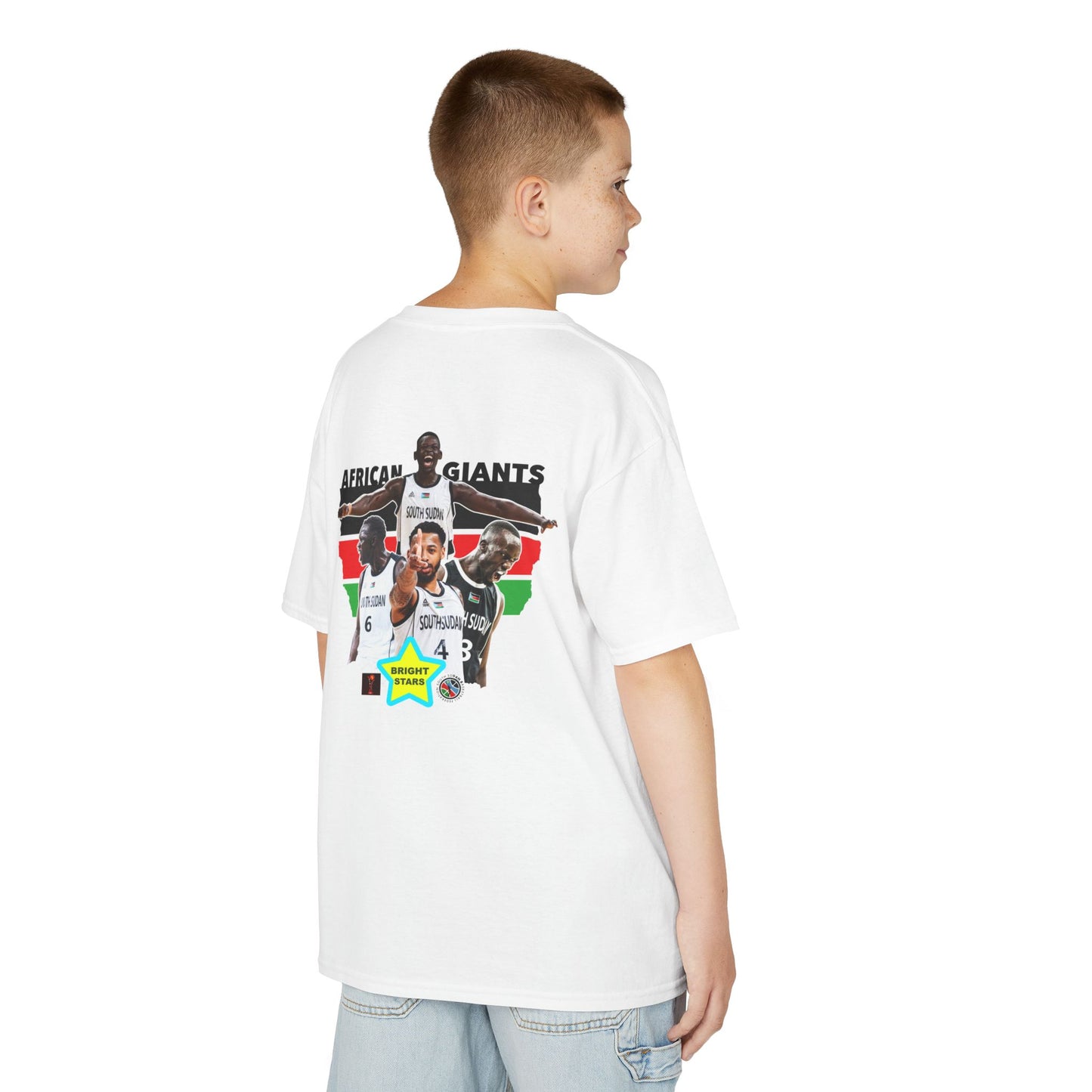African Giants Kids Tee - Celebration of Culture, Custom Tee, Sports Fan Shirt, Gift for Young Athletes, African Pride Apparel