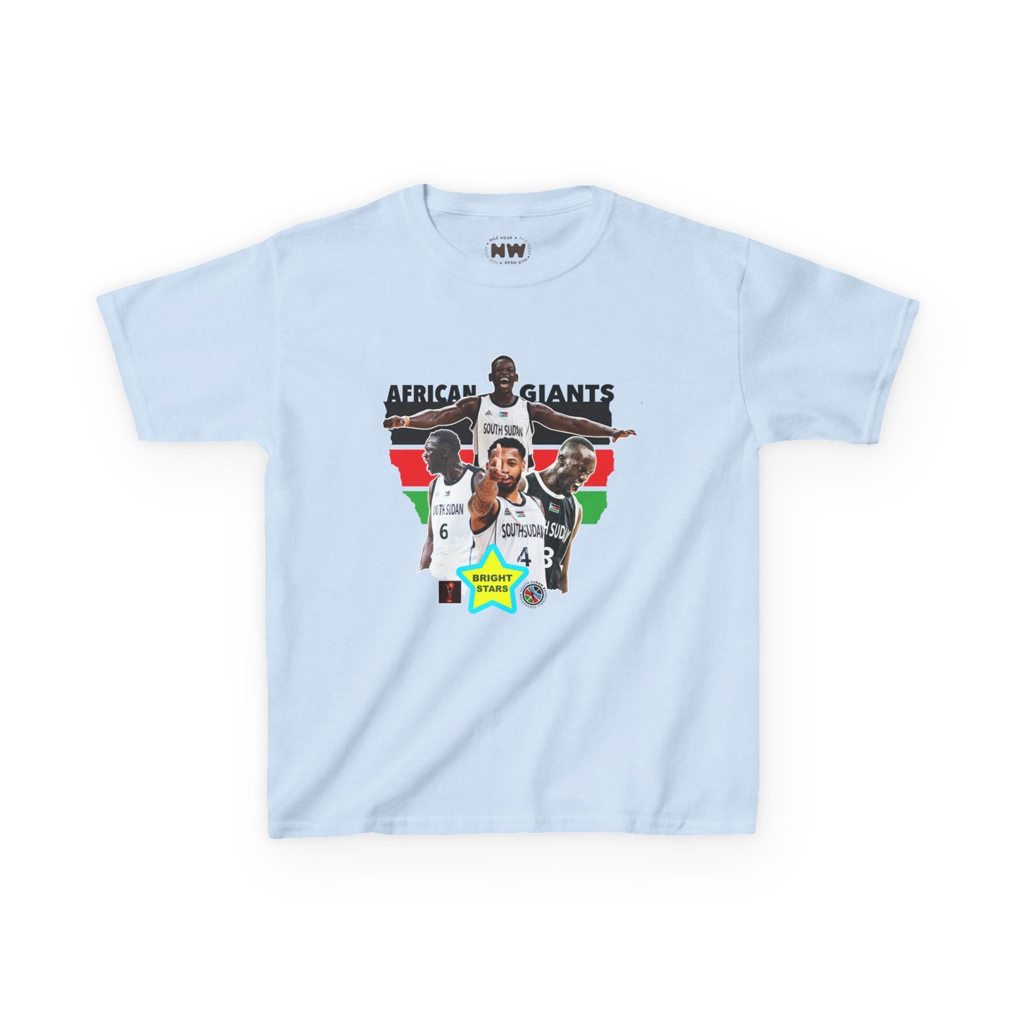 African Giants Kids Tee - Celebration of Culture, Custom Tee, Sports Fan Shirt, Gift for Young Athletes, African Pride Apparel