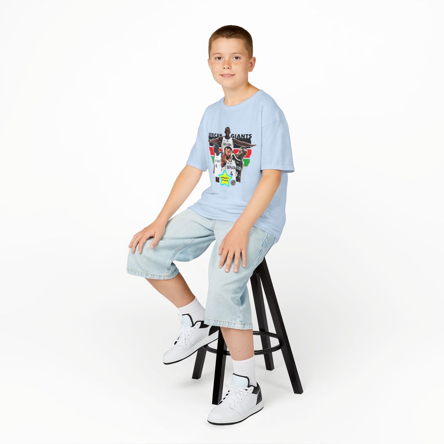 African Giants Kids Tee - Celebration of Culture, Custom Tee, Sports Fan Shirt, Gift for Young Athletes, African Pride Apparel