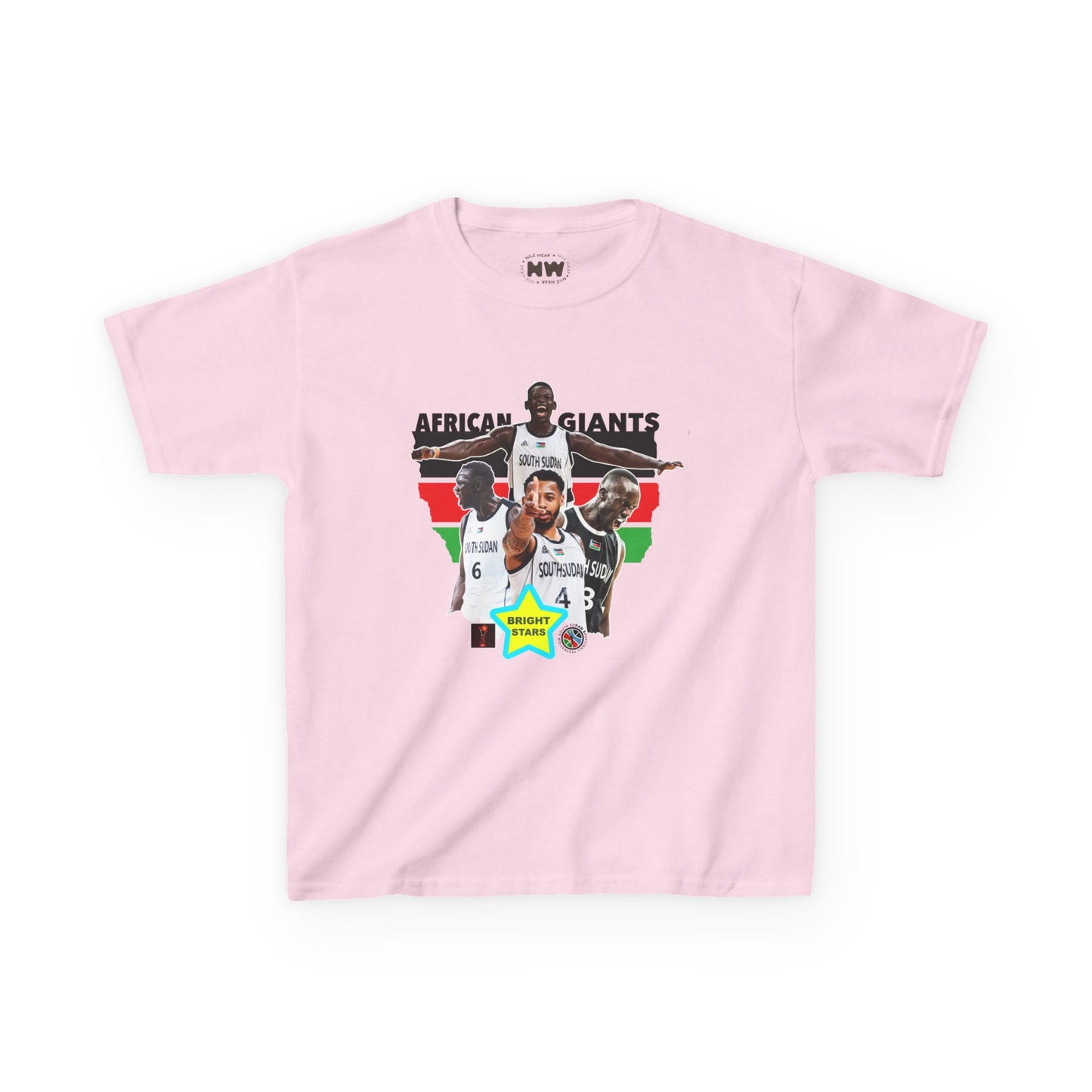 African Giants Kids Tee - Celebration of Culture, Custom Tee, Sports Fan Shirt, Gift for Young Athletes, African Pride Apparel