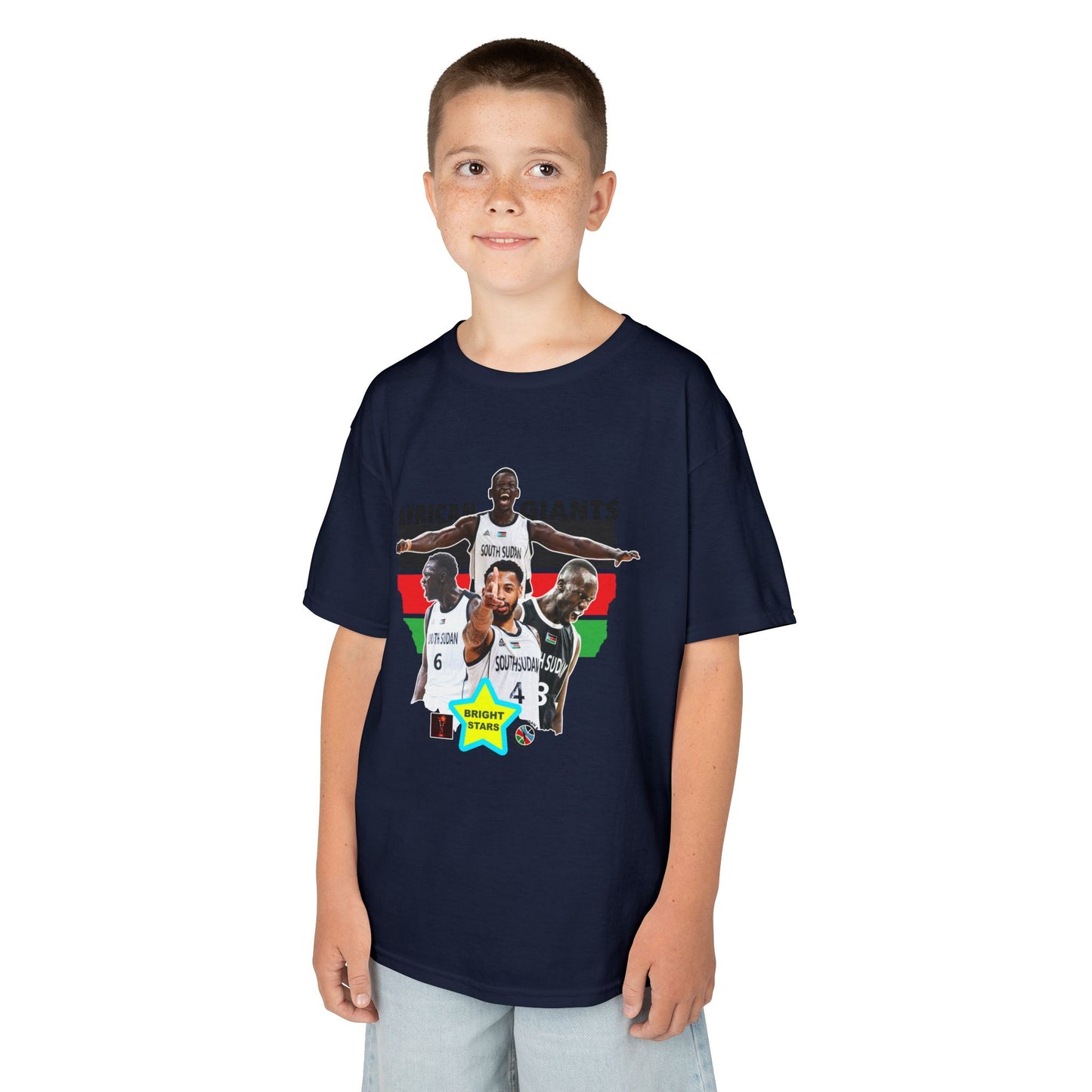 African Giants Kids Tee - Celebration of Culture, Custom Tee, Sports Fan Shirt, Gift for Young Athletes, African Pride Apparel