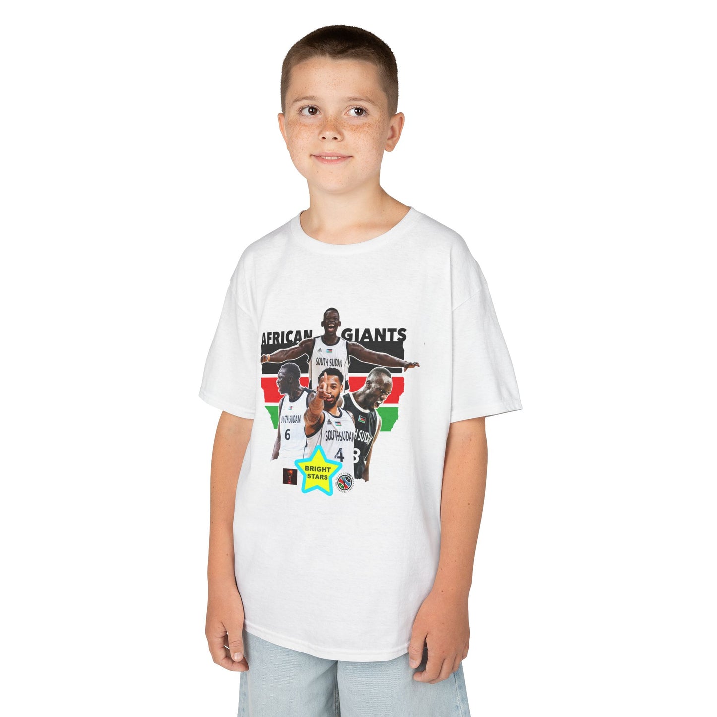African Giants Kids Tee - Celebration of Culture, Custom Tee, Sports Fan Shirt, Gift for Young Athletes, African Pride Apparel