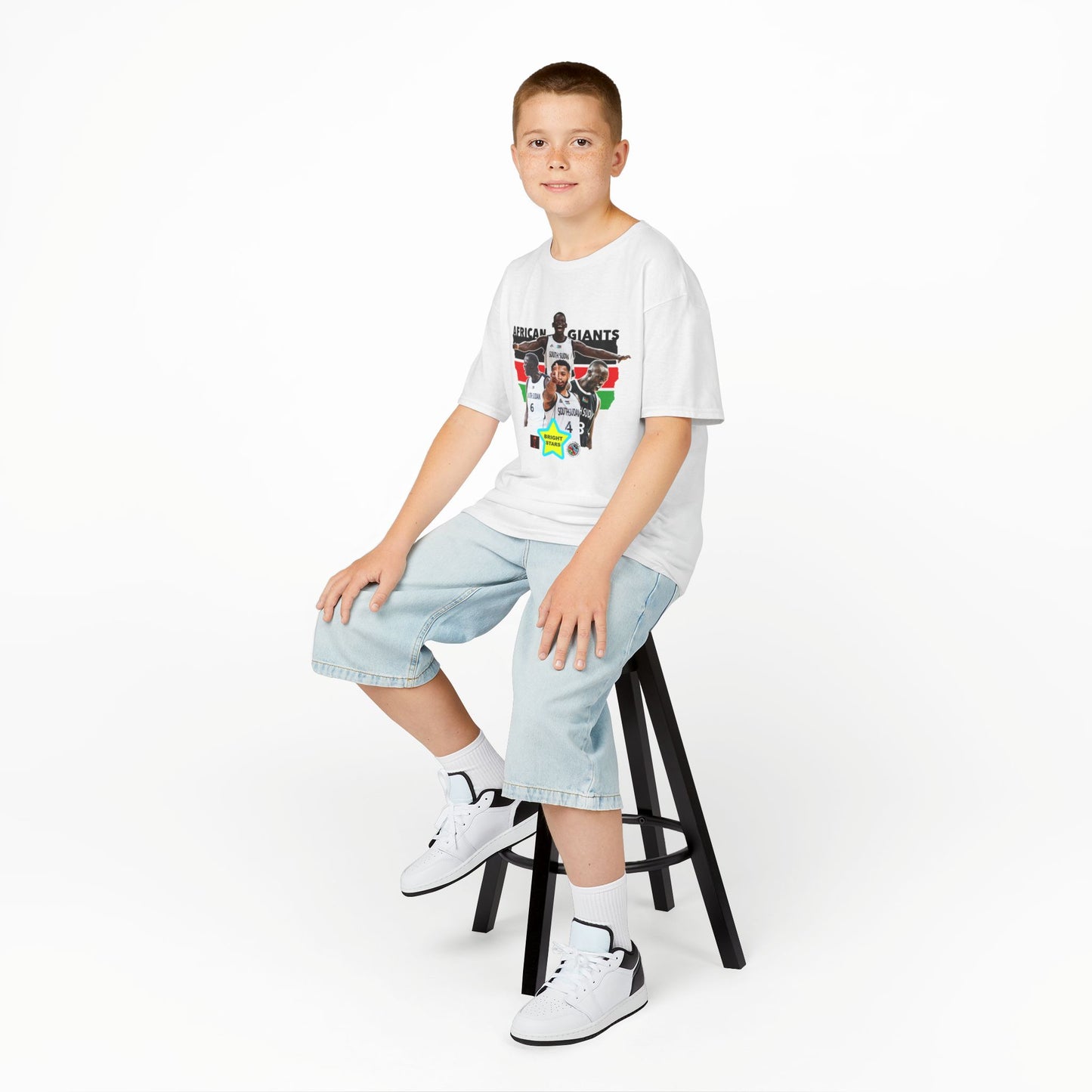 African Giants Kids Tee - Celebration of Culture, Custom Tee, Sports Fan Shirt, Gift for Young Athletes, African Pride Apparel