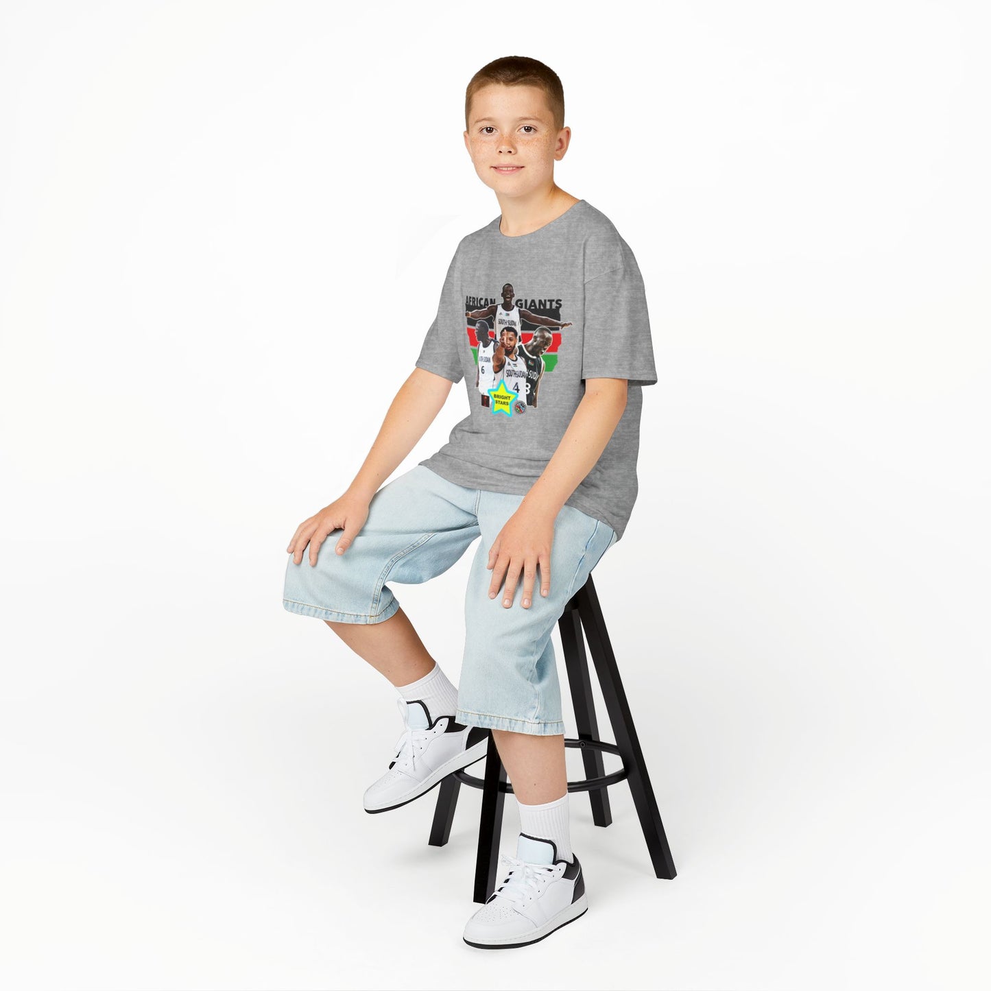 African Giants Kids Tee - Celebration of Culture, Custom Tee, Sports Fan Shirt, Gift for Young Athletes, African Pride Apparel