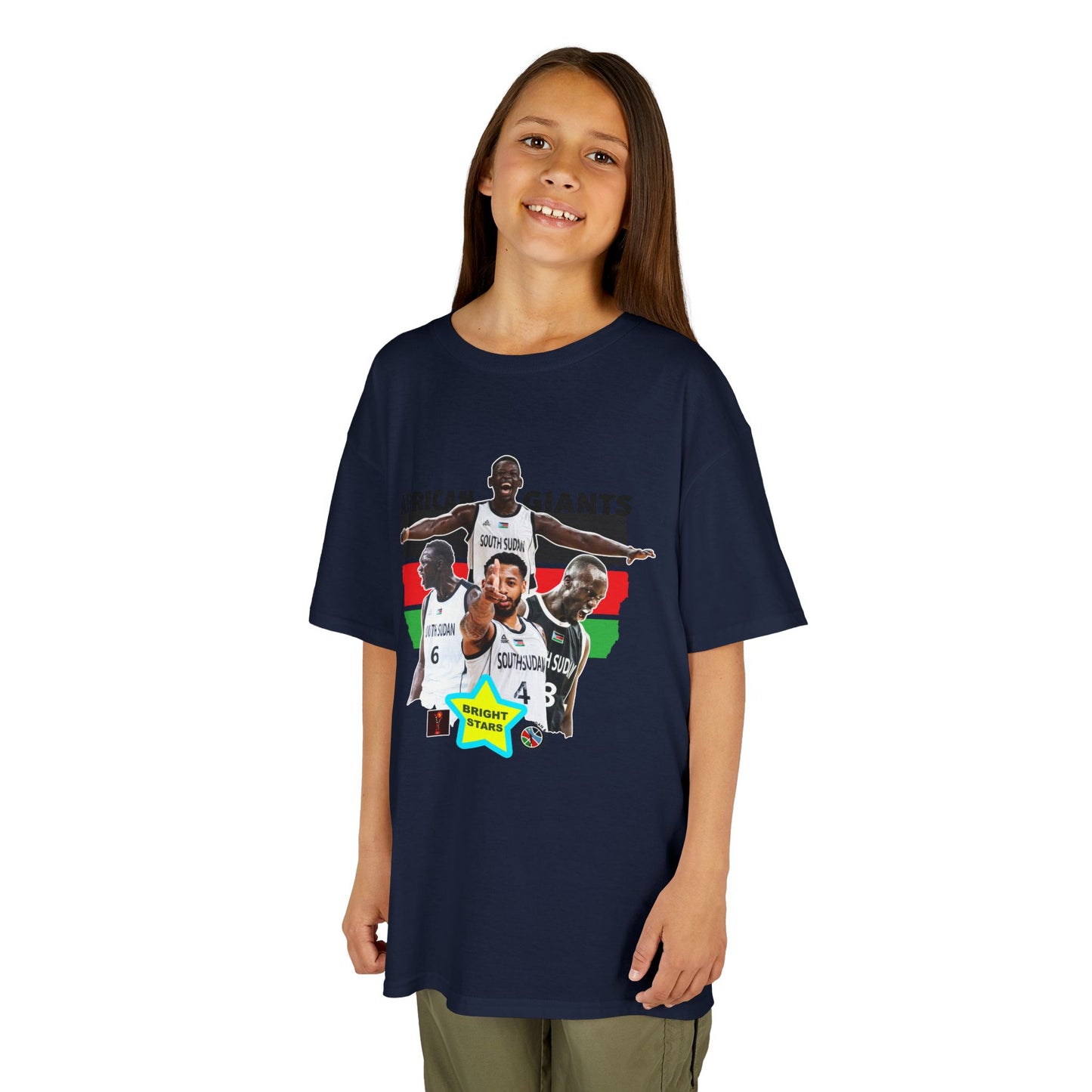 African Giants Kids Tee - Celebration of Culture, Custom Tee, Sports Fan Shirt, Gift for Young Athletes, African Pride Apparel