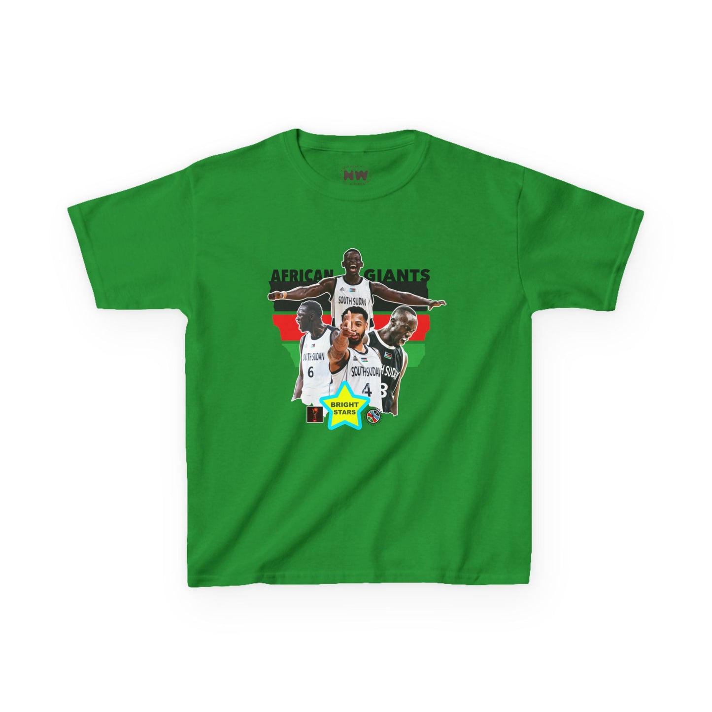 African Giants Kids Tee - Celebration of Culture, Custom Tee, Sports Fan Shirt, Gift for Young Athletes, African Pride Apparel