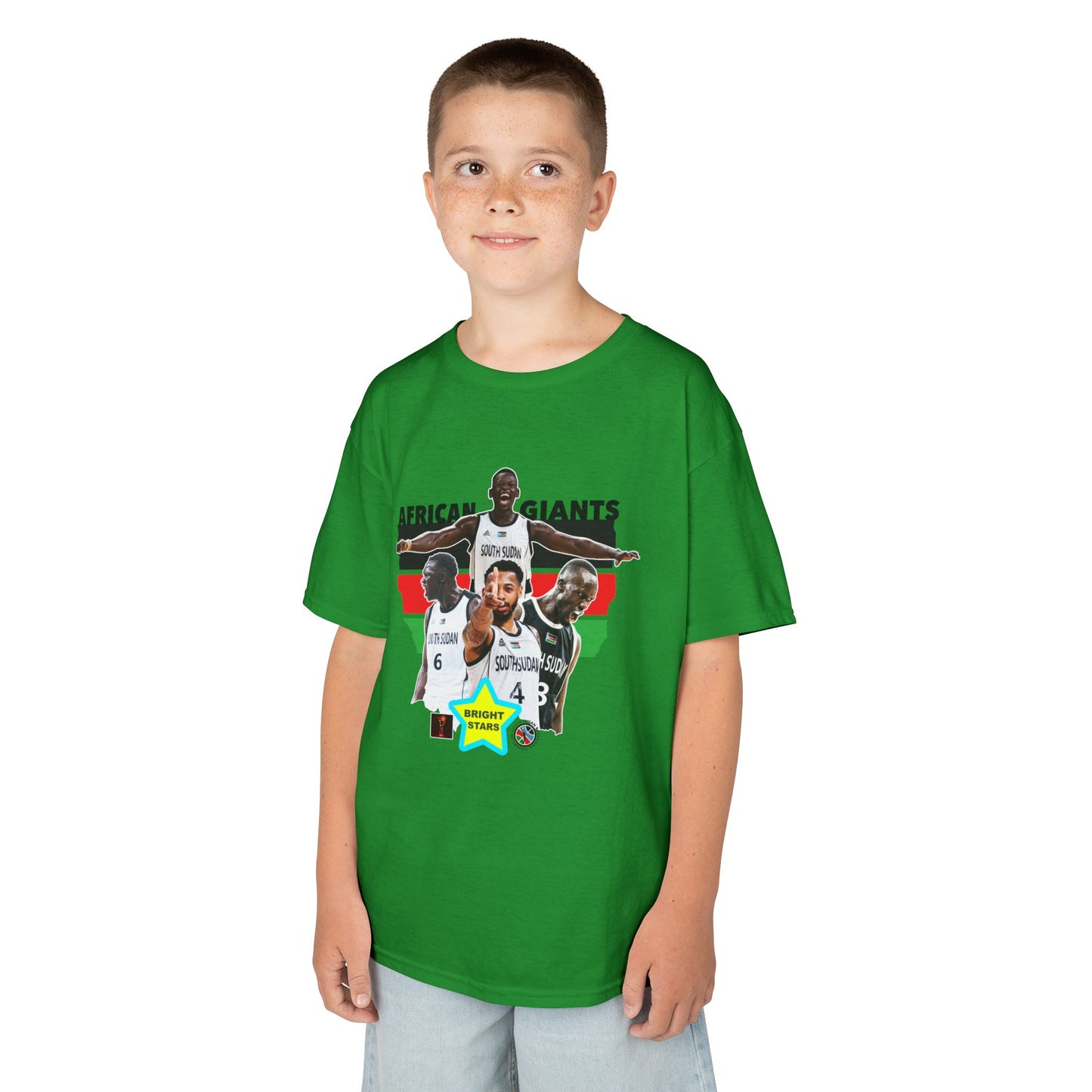 African Giants Kids Tee - Celebration of Culture, Custom Tee, Sports Fan Shirt, Gift for Young Athletes, African Pride Apparel