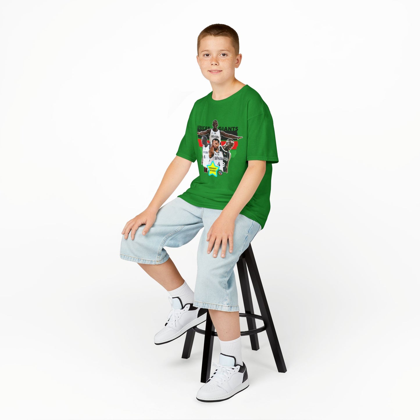 African Giants Kids Tee - Celebration of Culture, Custom Tee, Sports Fan Shirt, Gift for Young Athletes, African Pride Apparel