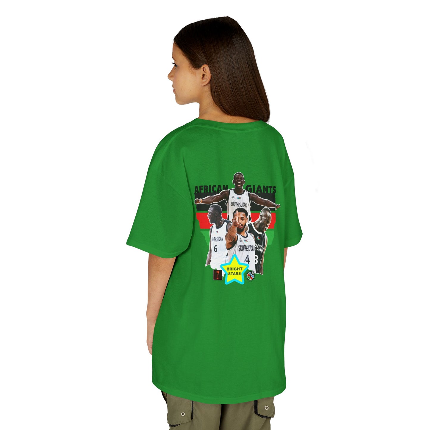 African Giants Kids Tee - Celebration of Culture, Custom Tee, Sports Fan Shirt, Gift for Young Athletes, African Pride Apparel