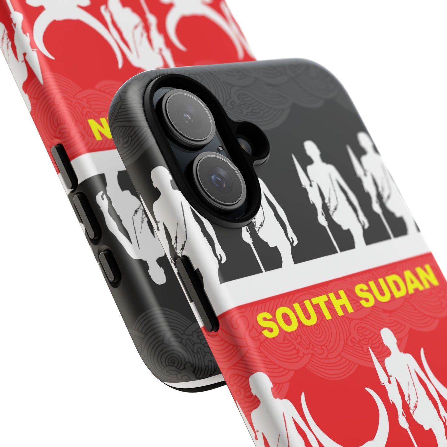 South Sudan Flag Phone Case, Tough Cases for Souvenirs, African Culture Gifts, Unique Phone Accessories, Travel Memento