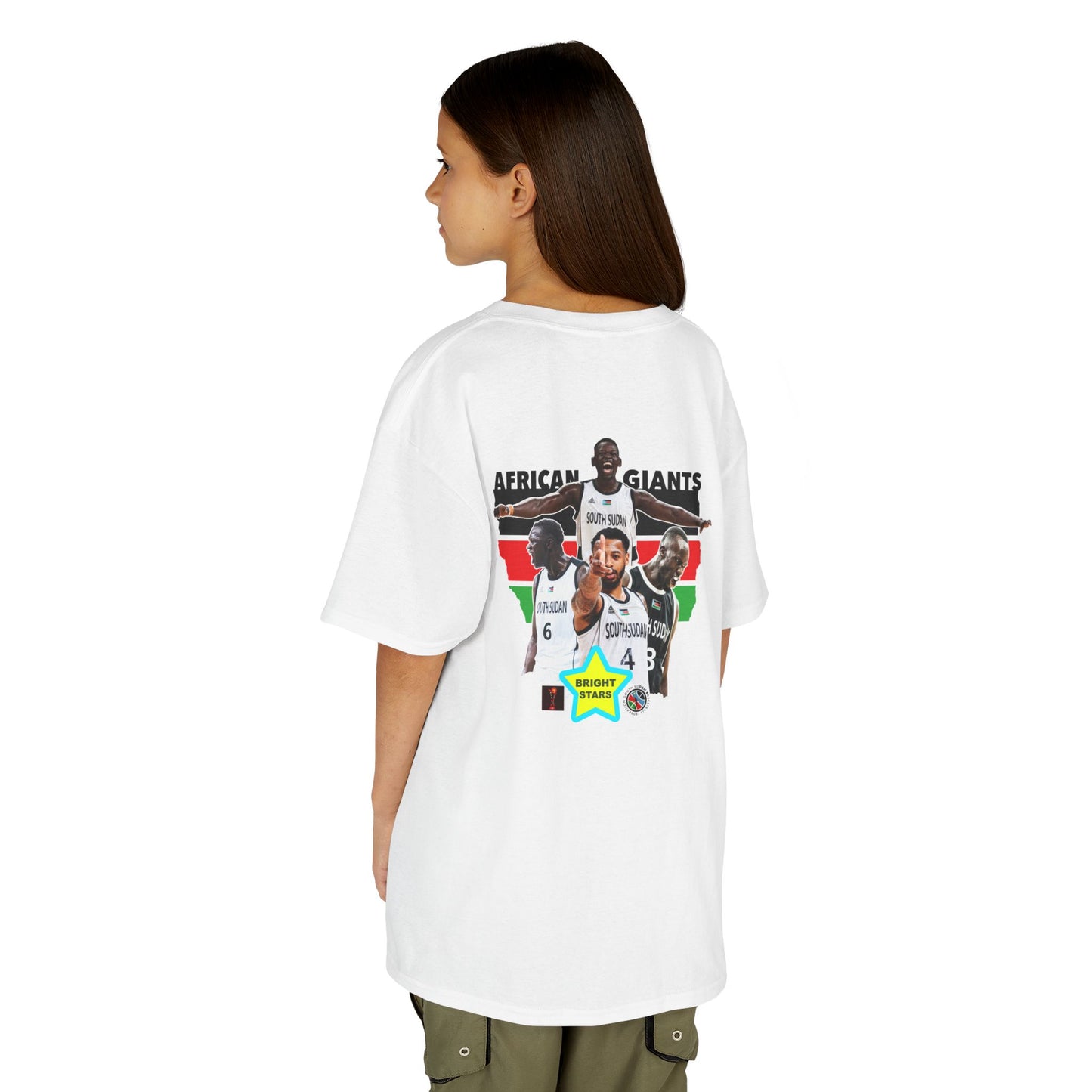 African Giants Kids Tee - Celebration of Culture, Custom Tee, Sports Fan Shirt, Gift for Young Athletes, African Pride Apparel