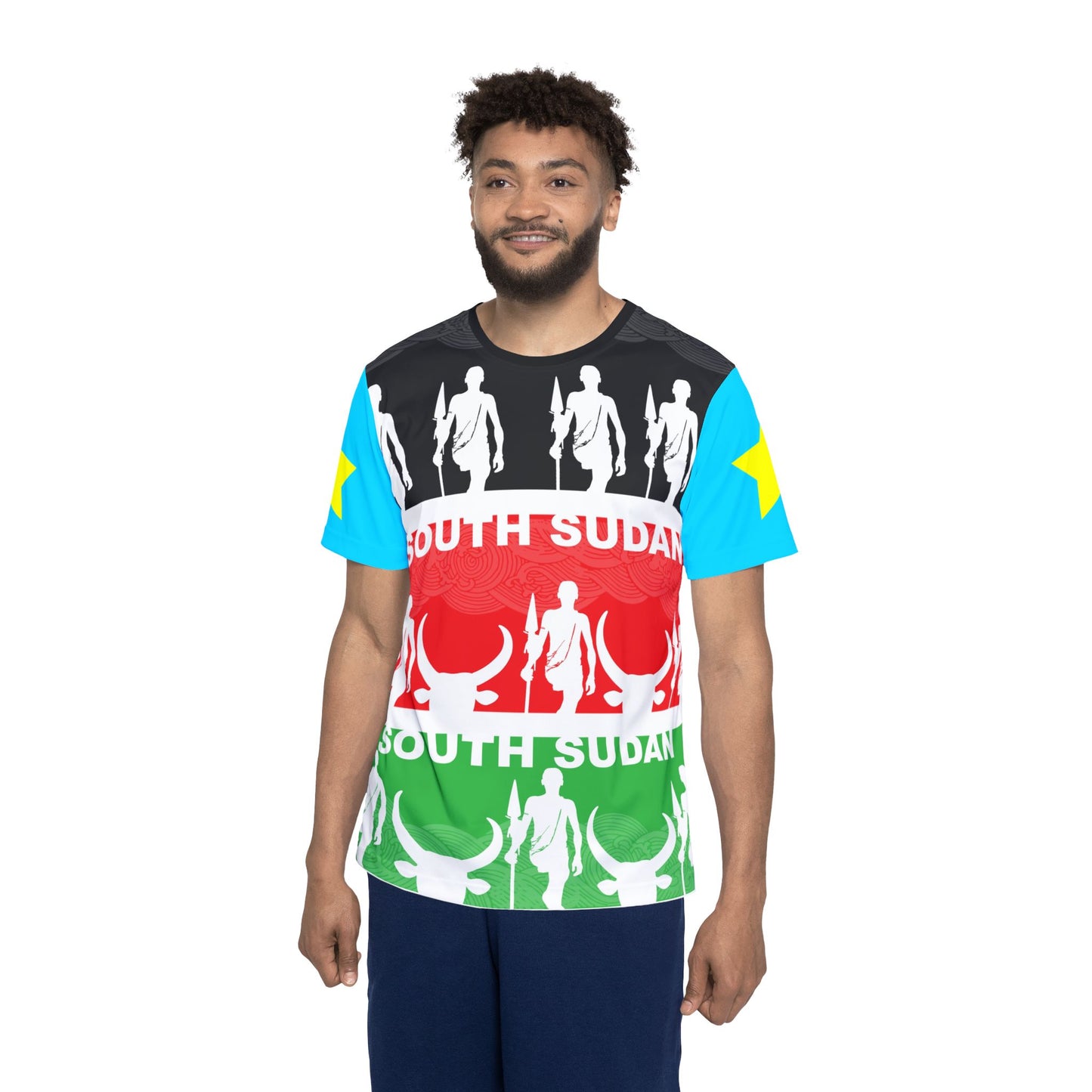 Men's Sports Jersey - South Sudan Design