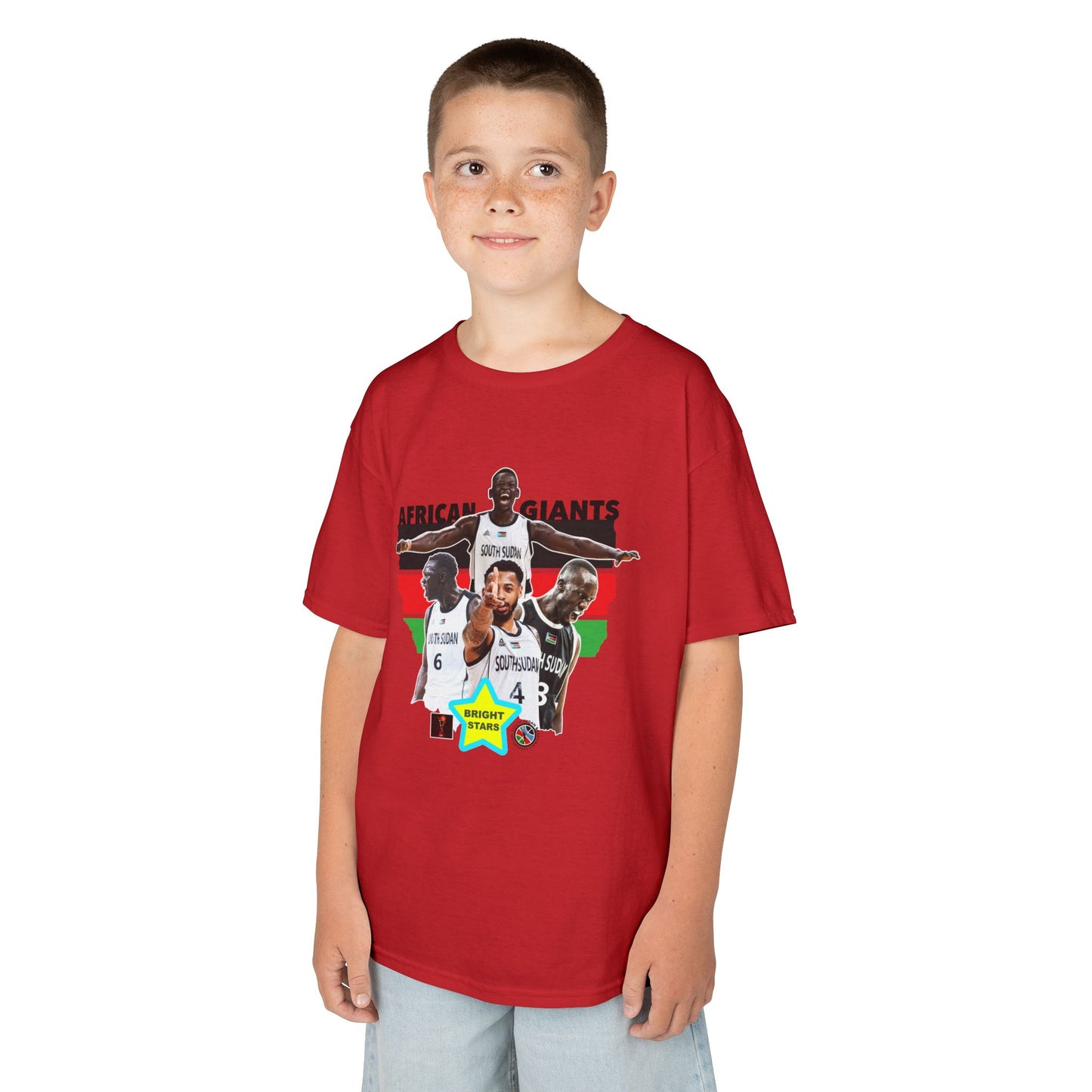 African Giants Kids Tee - Celebration of Culture, Custom Tee, Sports Fan Shirt, Gift for Young Athletes, African Pride Apparel