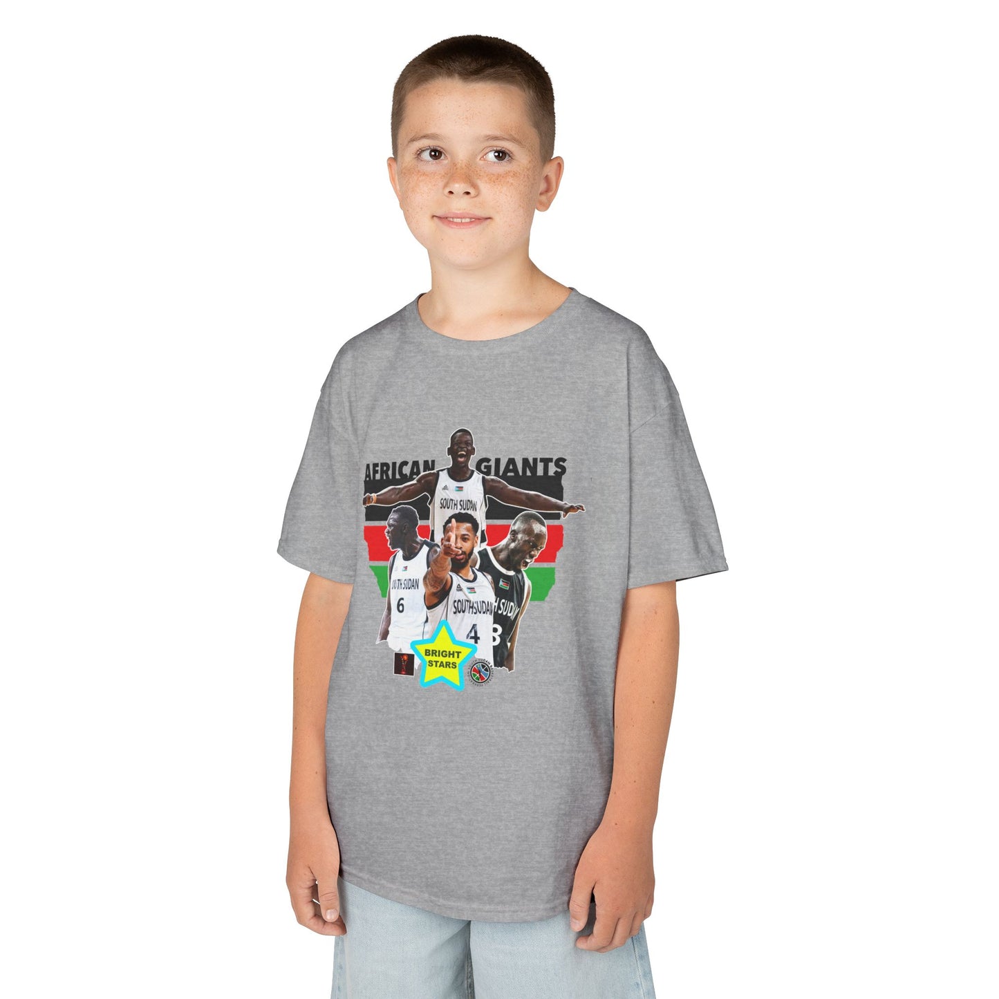 African Giants Kids Tee - Celebration of Culture, Custom Tee, Sports Fan Shirt, Gift for Young Athletes, African Pride Apparel