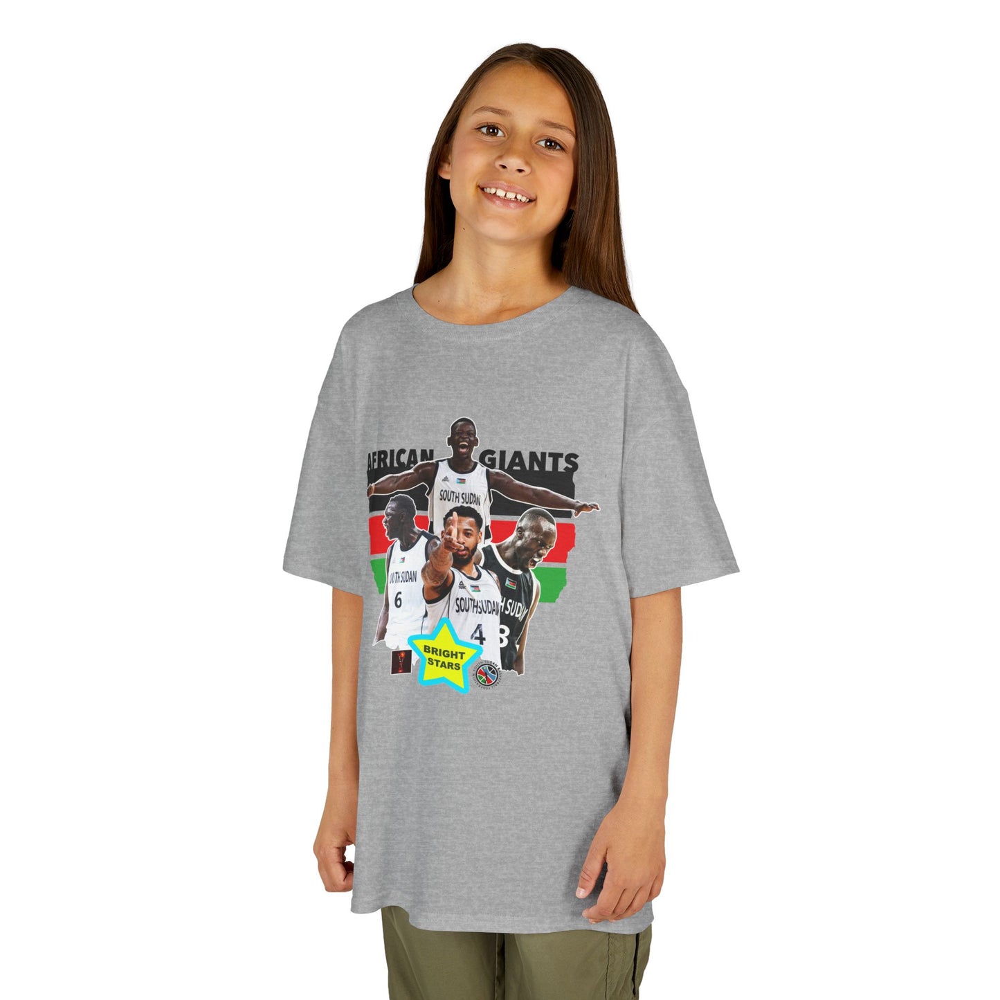 African Giants Kids Tee - Celebration of Culture, Custom Tee, Sports Fan Shirt, Gift for Young Athletes, African Pride Apparel