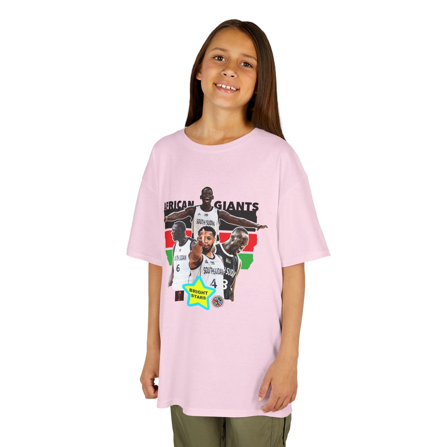 African Giants Kids Tee - Celebration of Culture, Custom Tee, Sports Fan Shirt, Gift for Young Athletes, African Pride Apparel