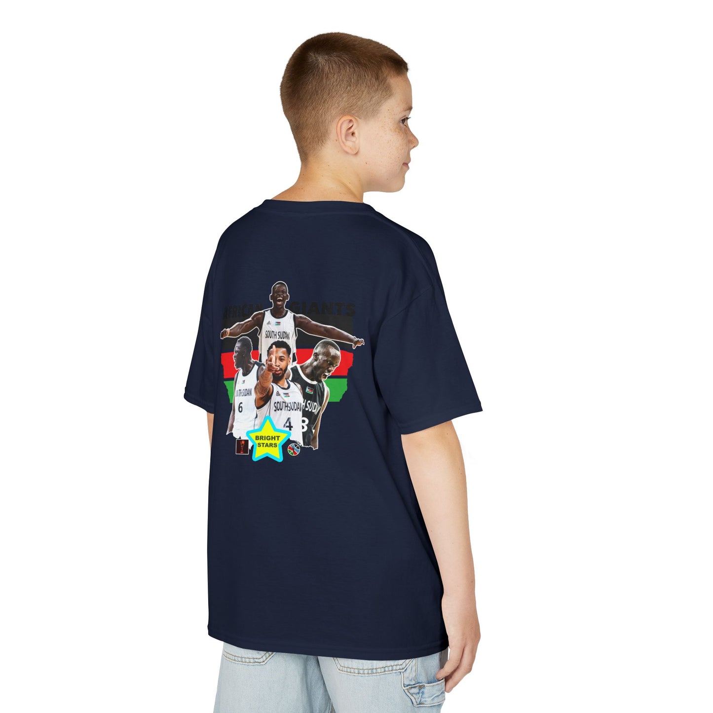 African Giants Kids Tee - Celebration of Culture, Custom Tee, Sports Fan Shirt, Gift for Young Athletes, African Pride Apparel