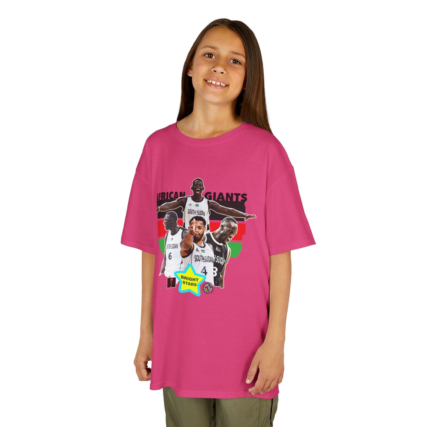 African Giants Kids Tee - Celebration of Culture, Custom Tee, Sports Fan Shirt, Gift for Young Athletes, African Pride Apparel