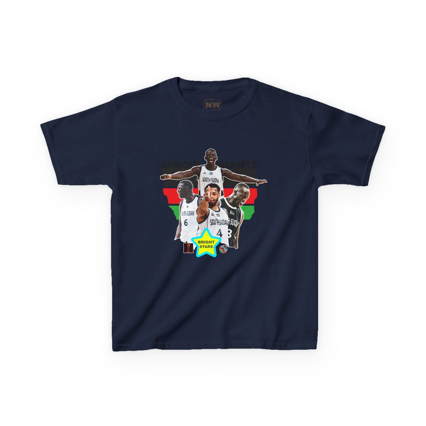African Giants Kids Tee - Celebration of Culture, Custom Tee, Sports Fan Shirt, Gift for Young Athletes, African Pride Apparel