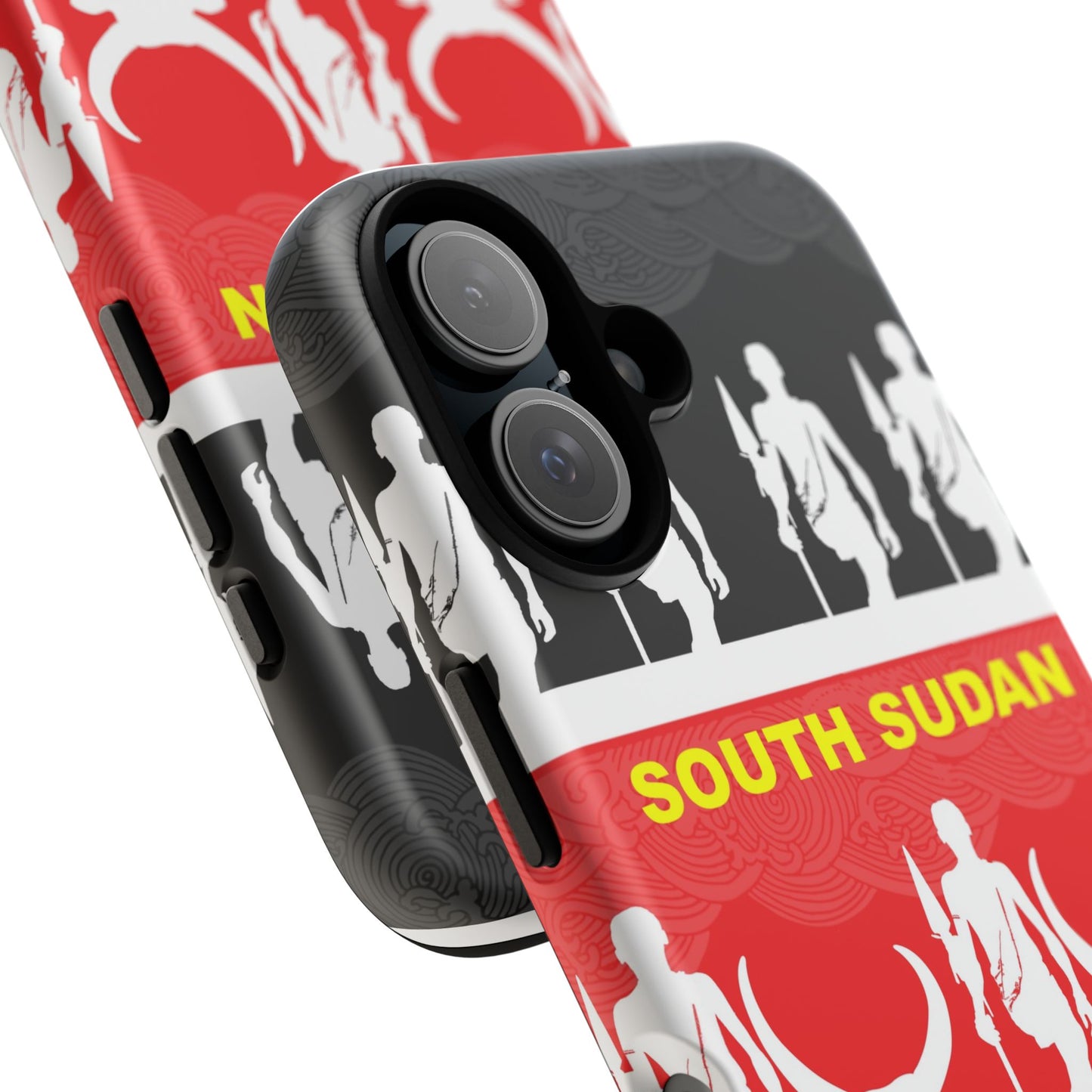 South Sudan Flag Phone Case, Tough Cases for Souvenirs, African Culture Gifts, Unique Phone Accessories, Travel Memento