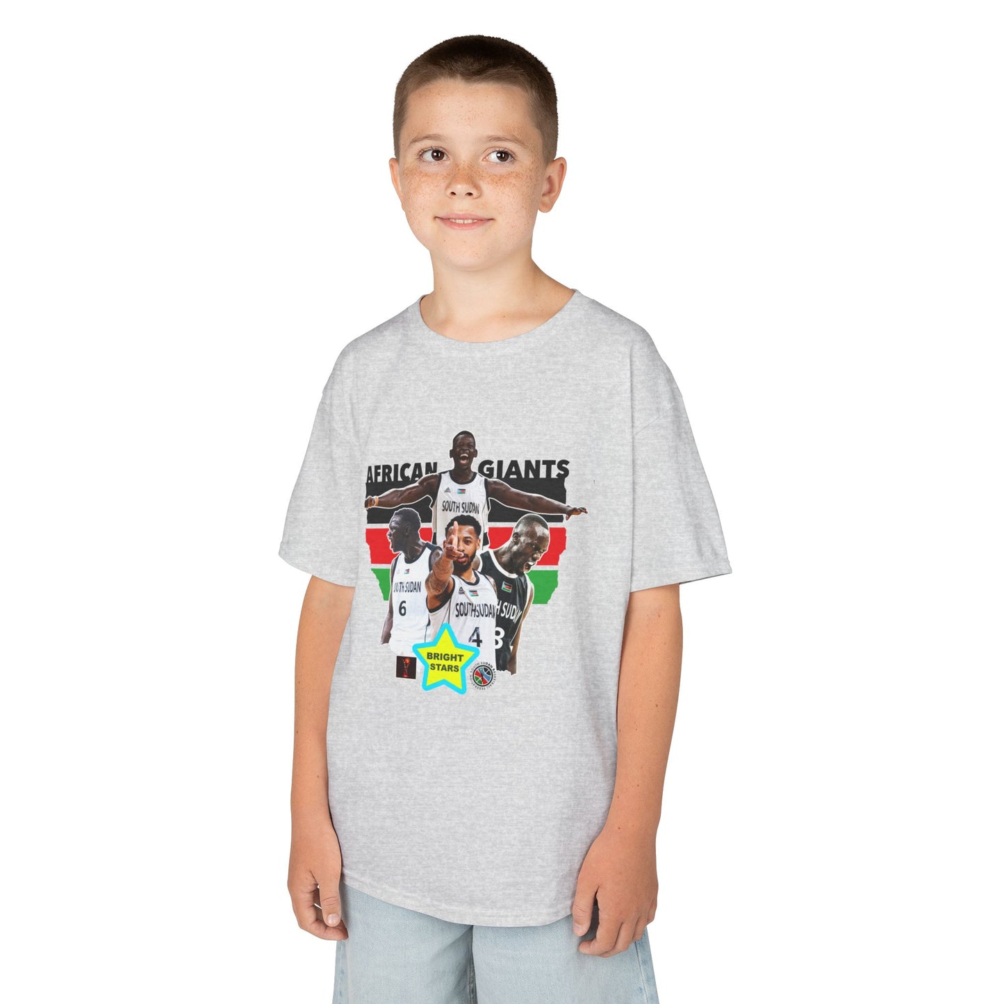African Giants Kids Tee - Celebration of Culture, Custom Tee, Sports Fan Shirt, Gift for Young Athletes, African Pride Apparel
