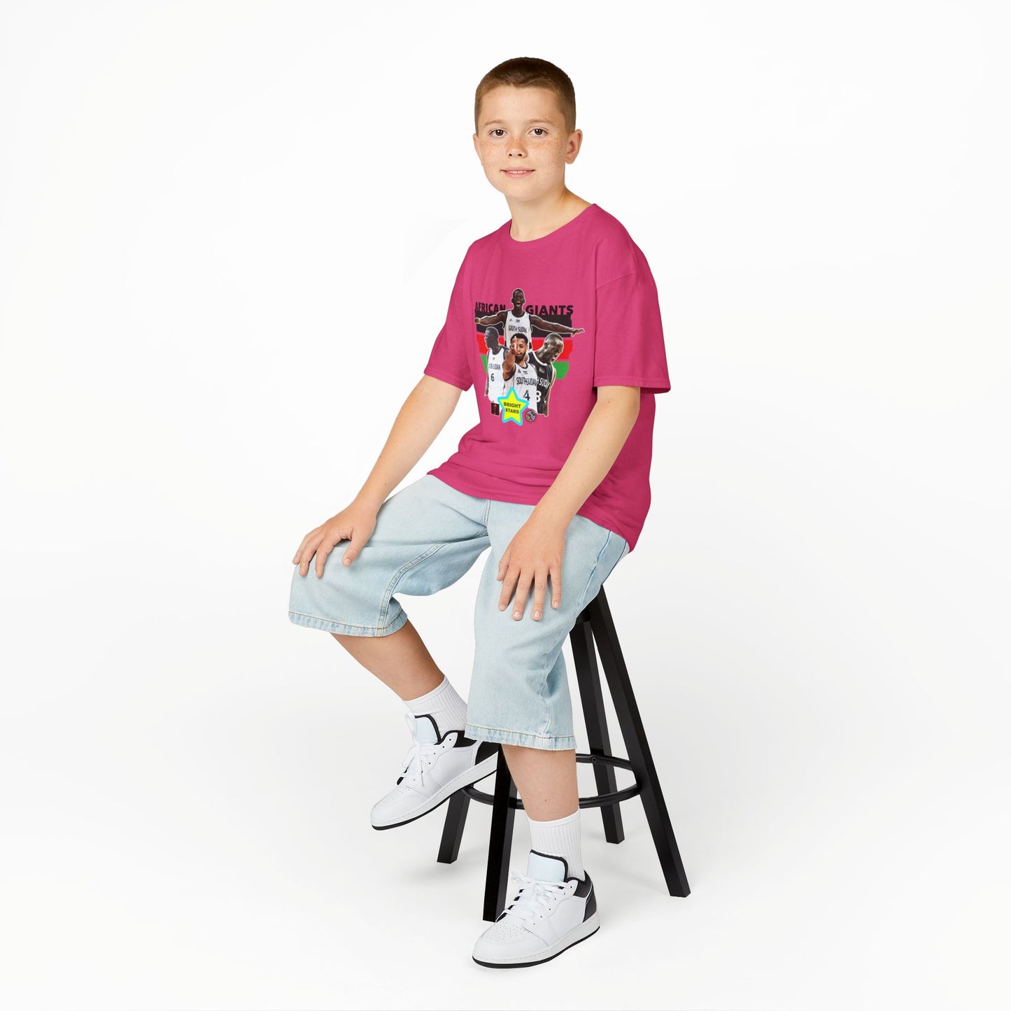 African Giants Kids Tee - Celebration of Culture, Custom Tee, Sports Fan Shirt, Gift for Young Athletes, African Pride Apparel